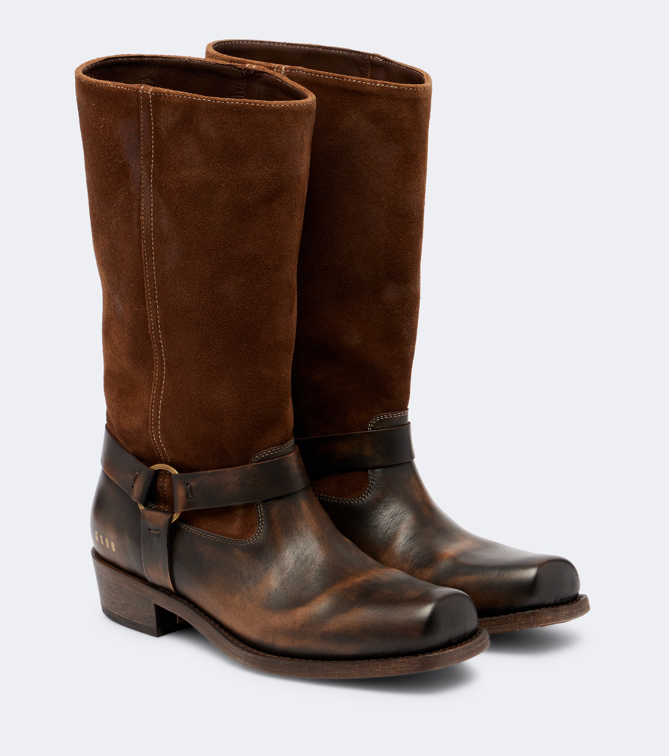 Golden Goose Golden Goose Biker leather mid-calf boots