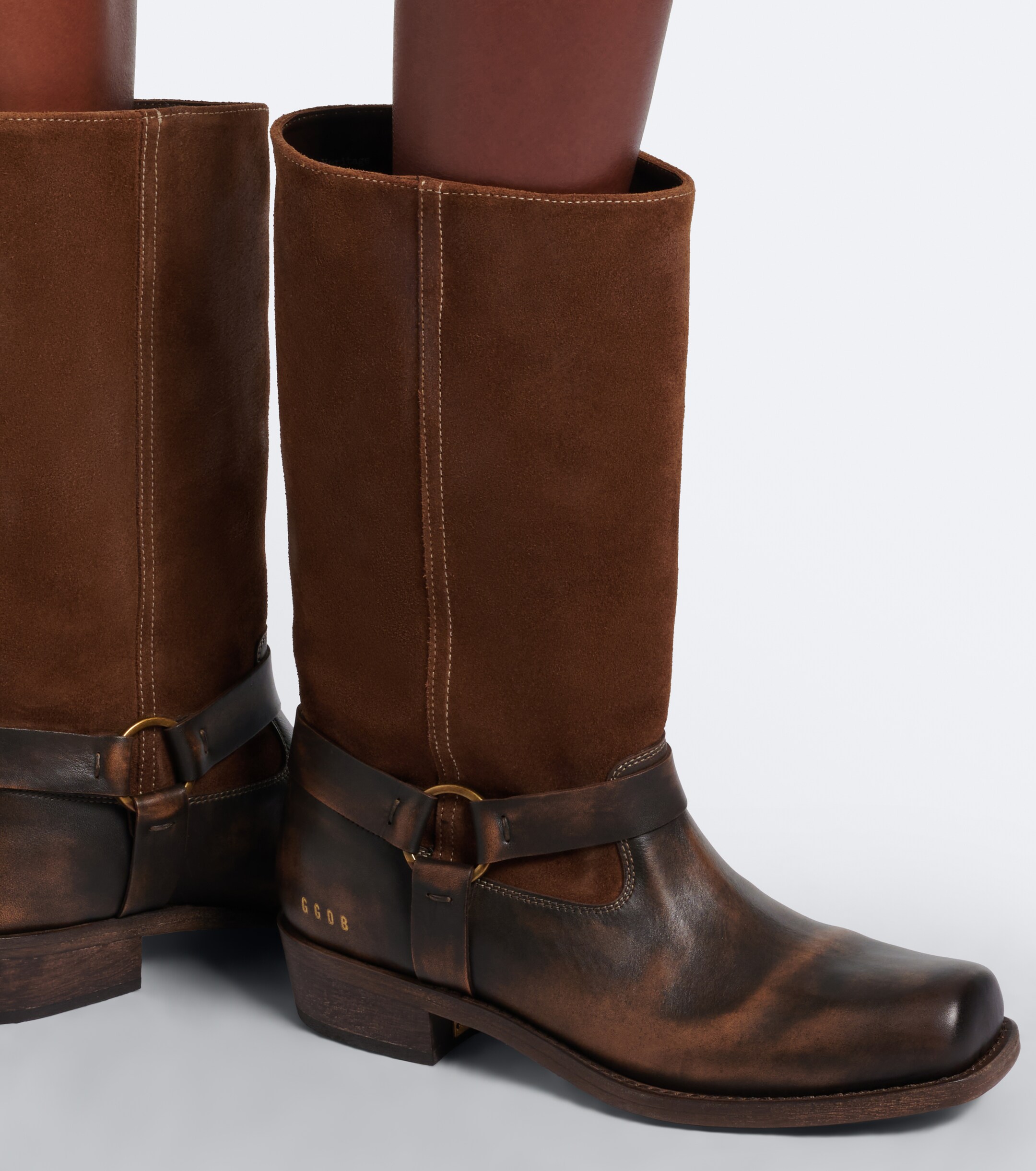 Golden Goose Golden Goose Biker leather mid-calf boots