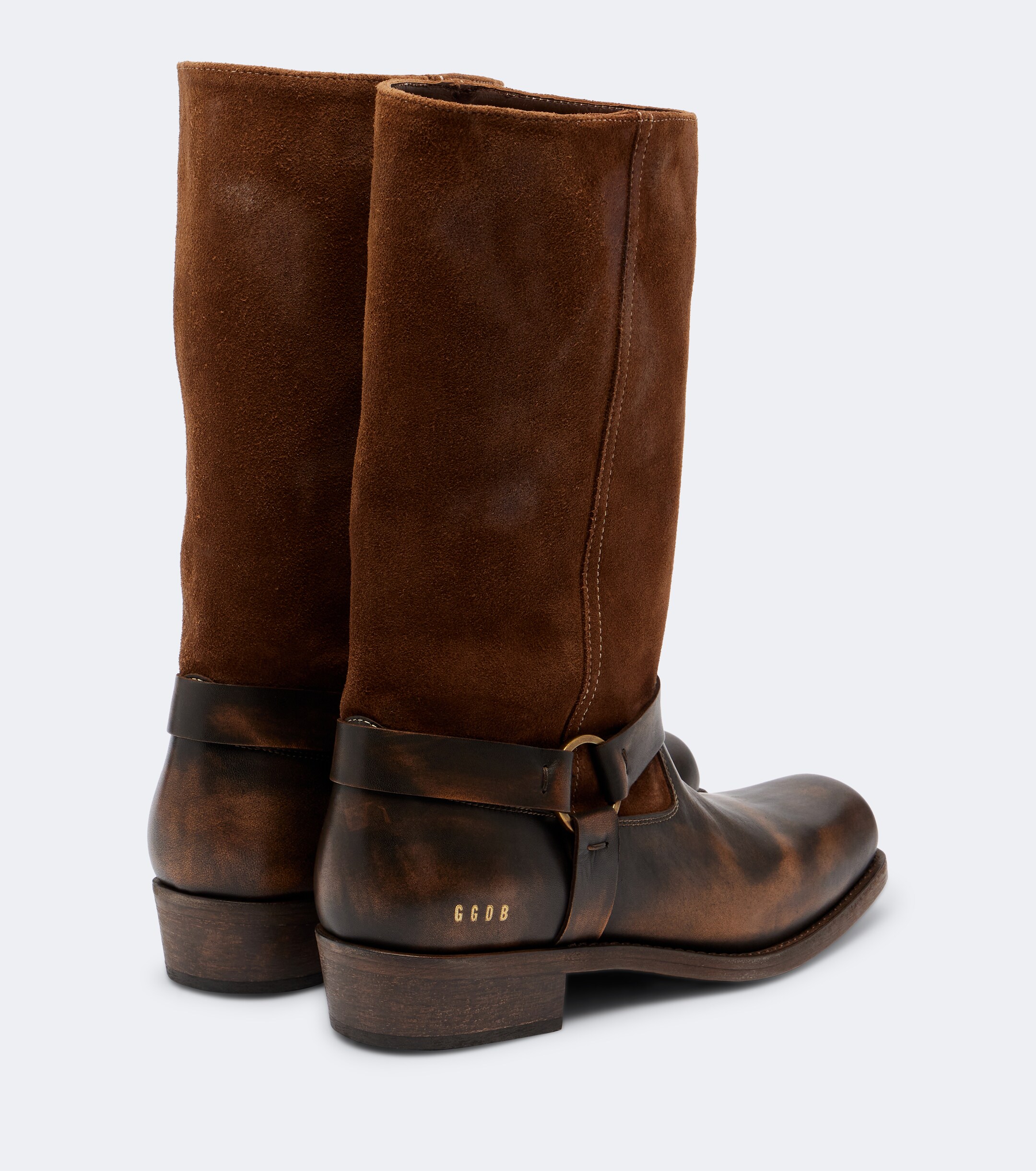 Golden Goose Golden Goose Biker leather mid-calf boots