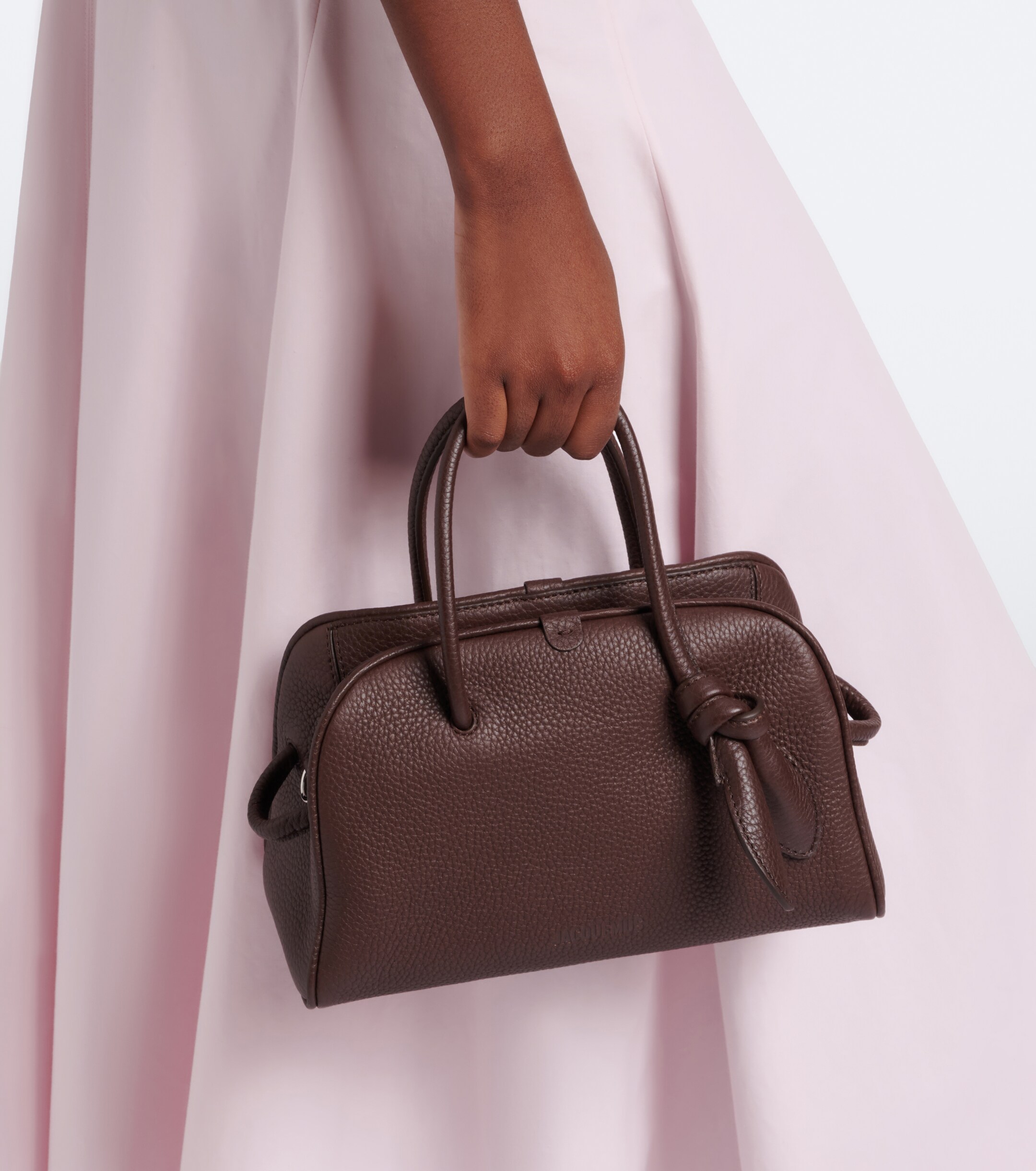 Jacquemus Turismo Small leather bowling bag