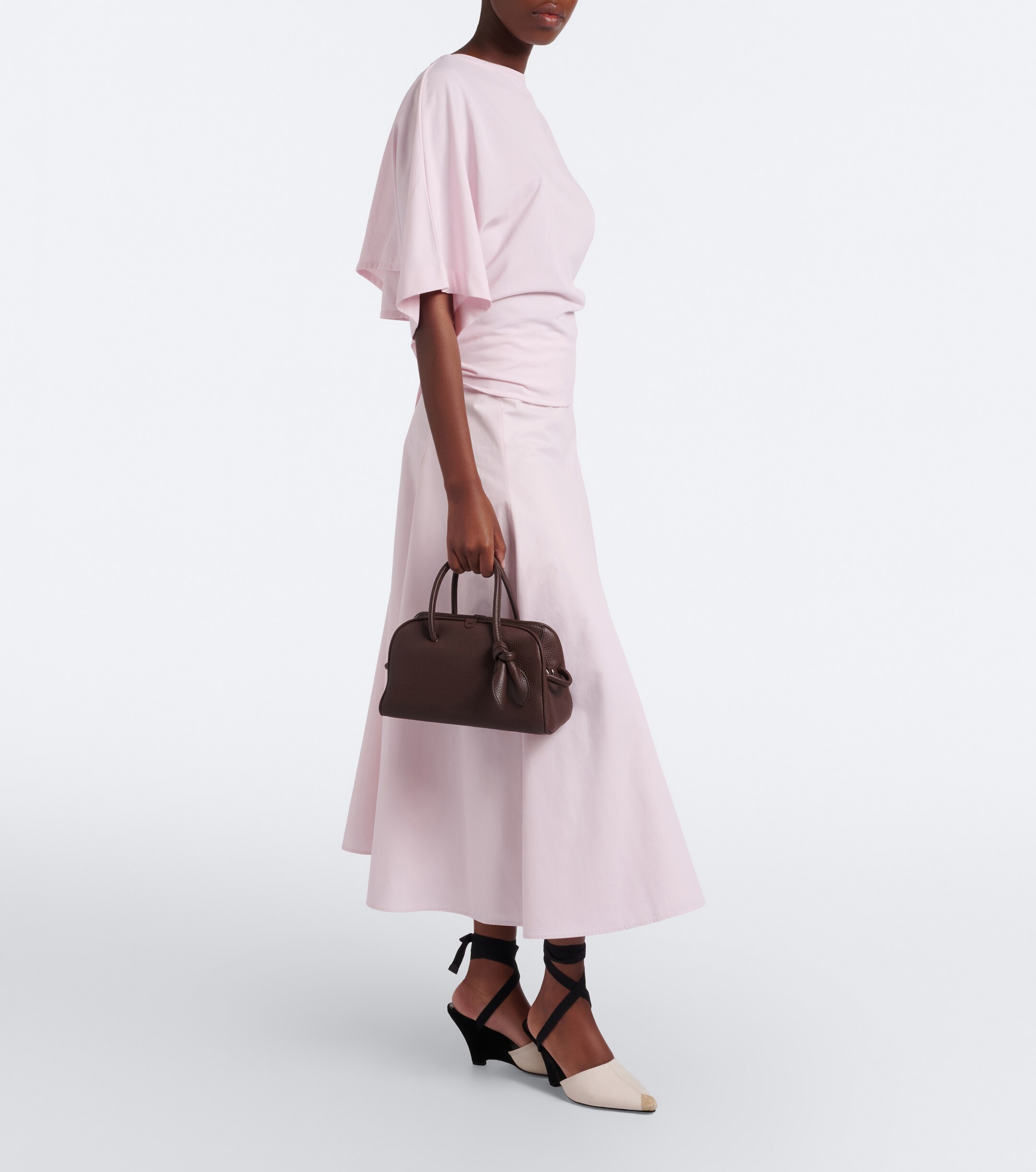 Jacquemus Turismo Small leather bowling bag