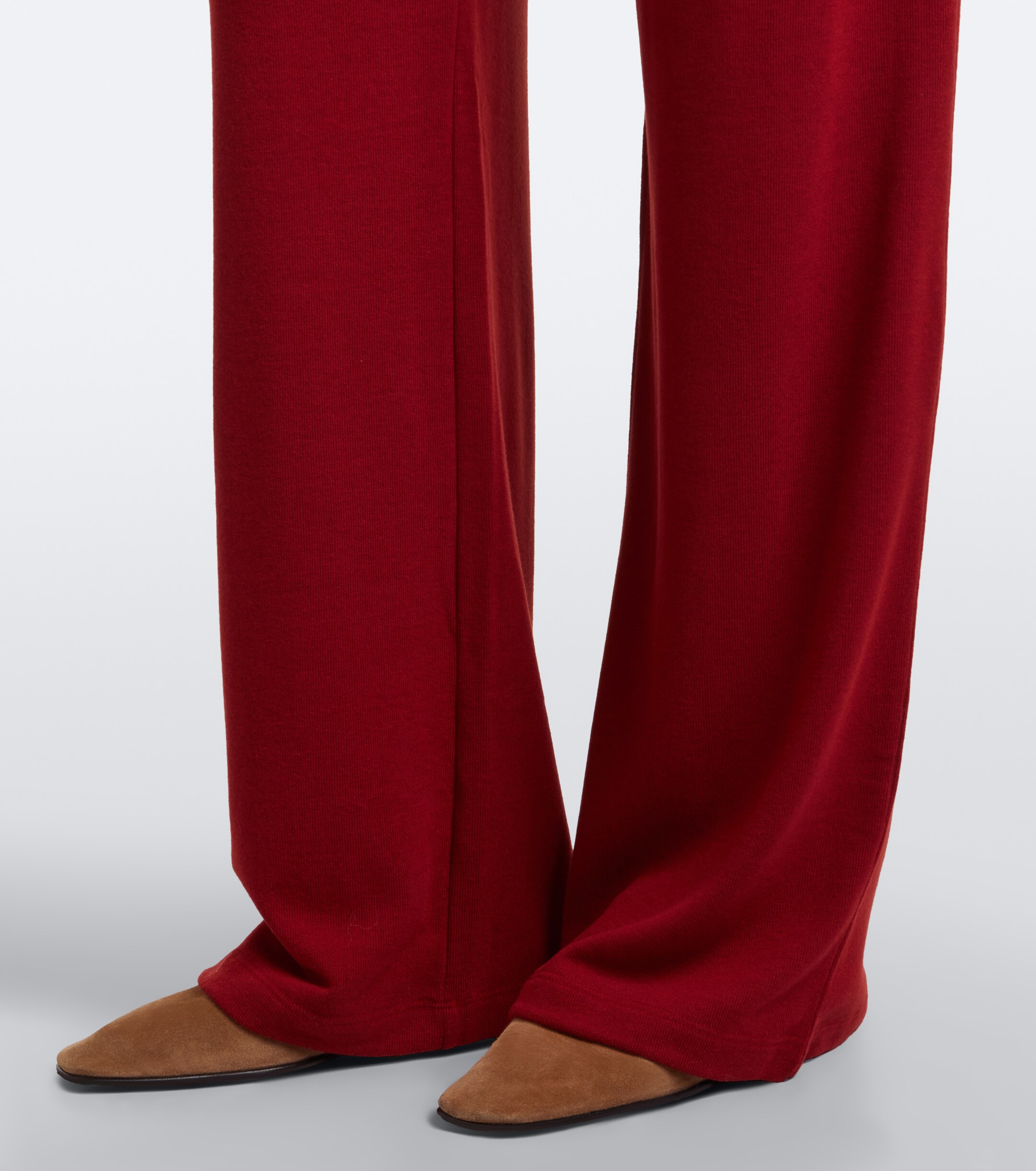 LESET Leset Lauren jersey wide-leg pants