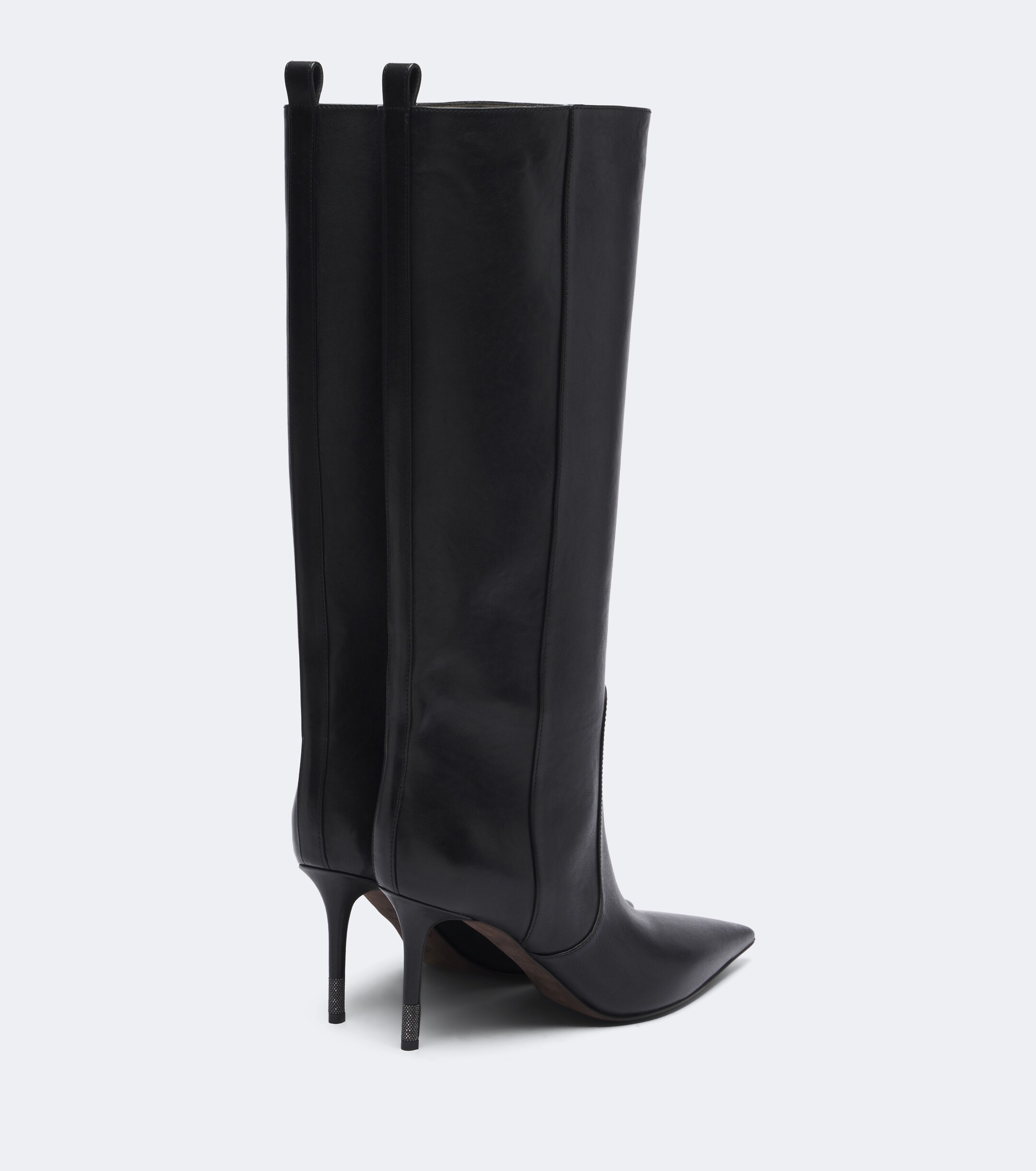 Brunello Cucinelli Brunello Cucinelli Monili leather knee-high boots