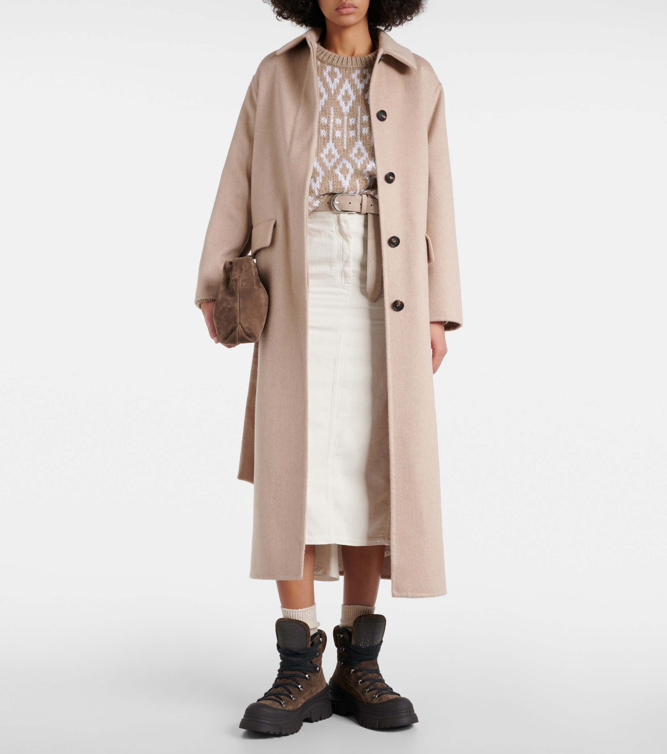 Brunello Cucinelli - Cashmere wrap coat | Plush