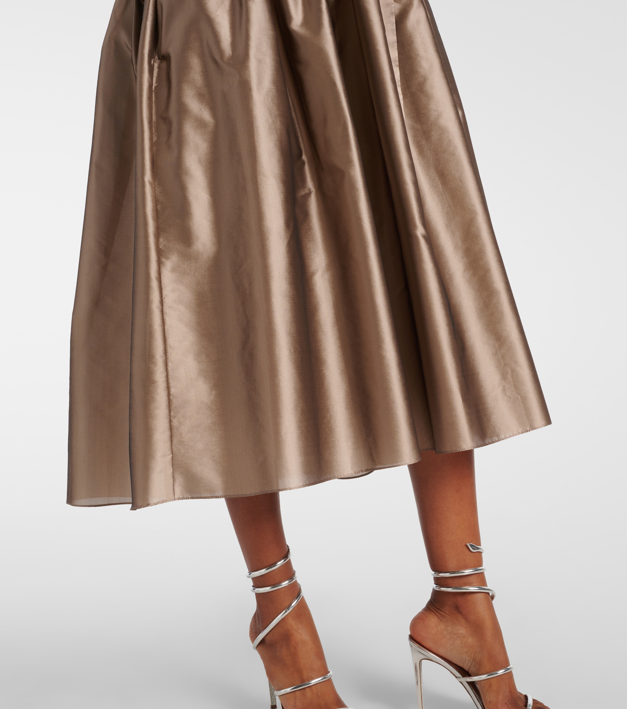 S Max Mara Viola satin midi dress