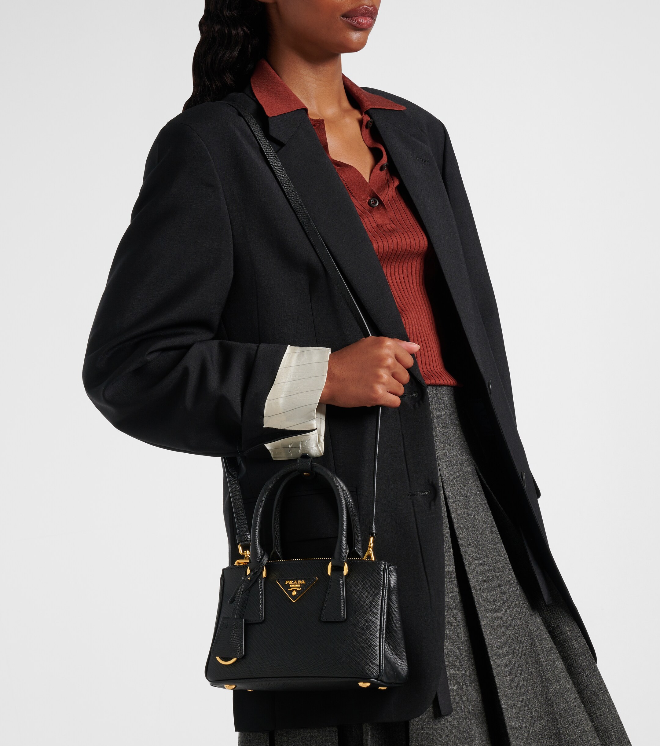 Prada Prada Galleria Mini leather tote bag