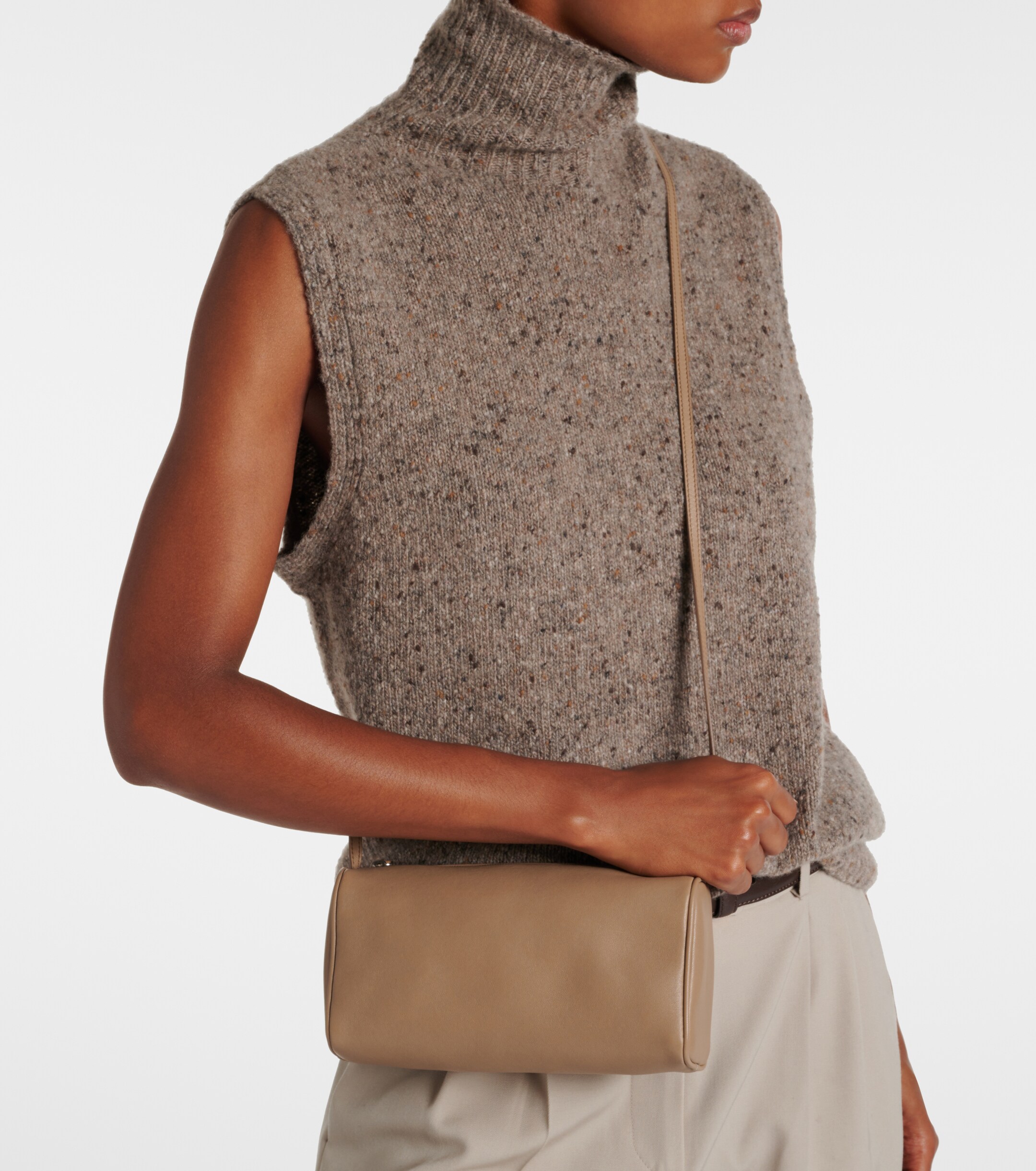 The Row '90s leather shoulder bag