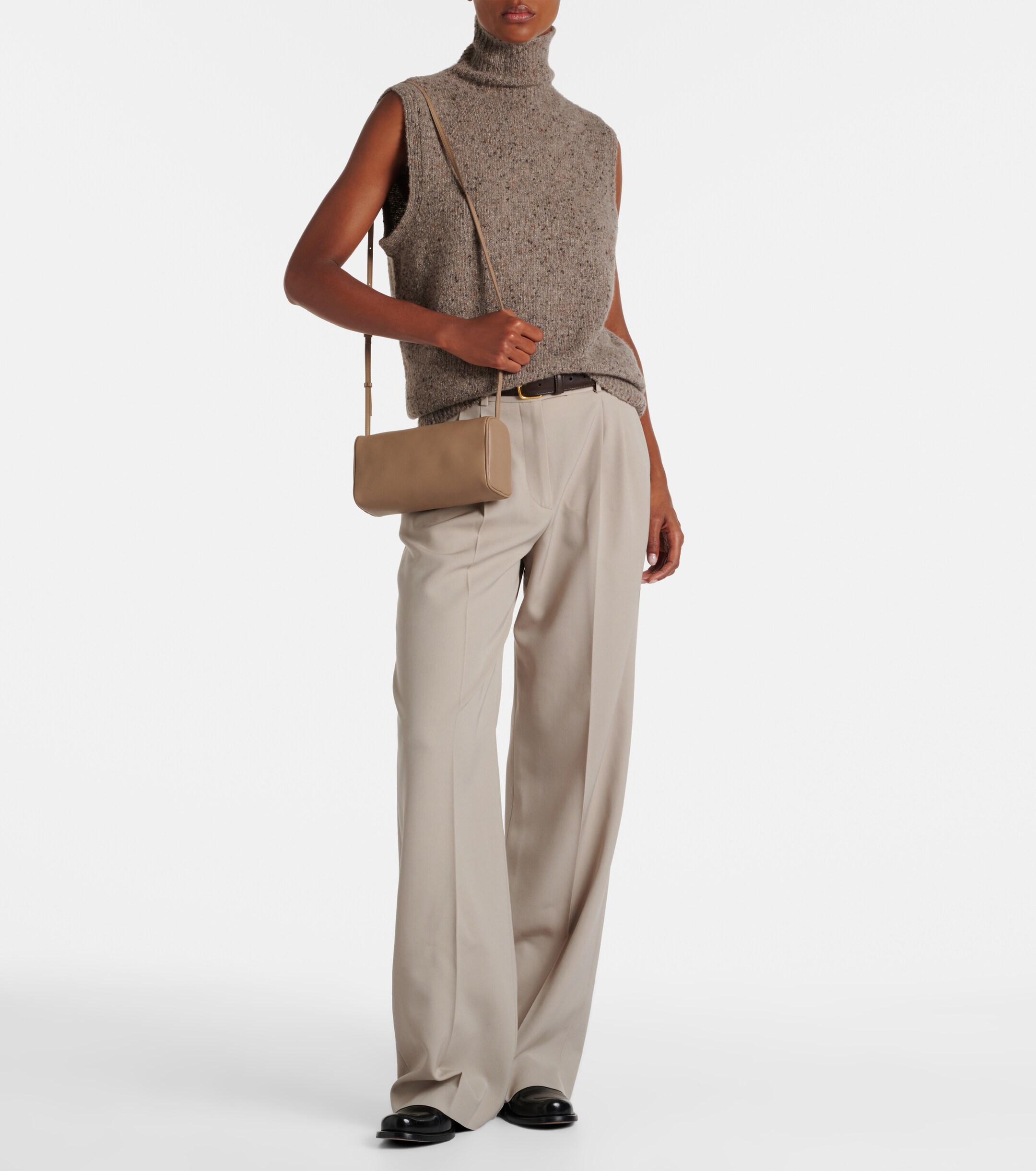 The Row '90s leather shoulder bag