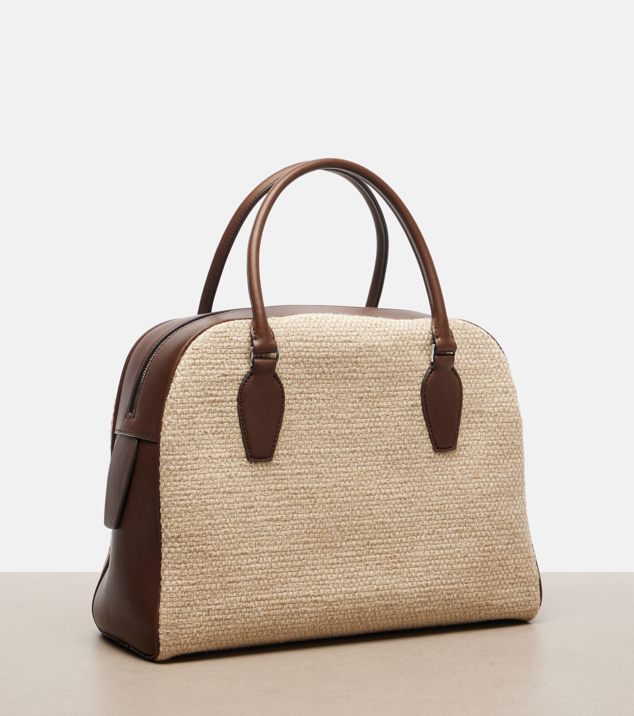 The Row India 12.00 Small leather top-handle bag