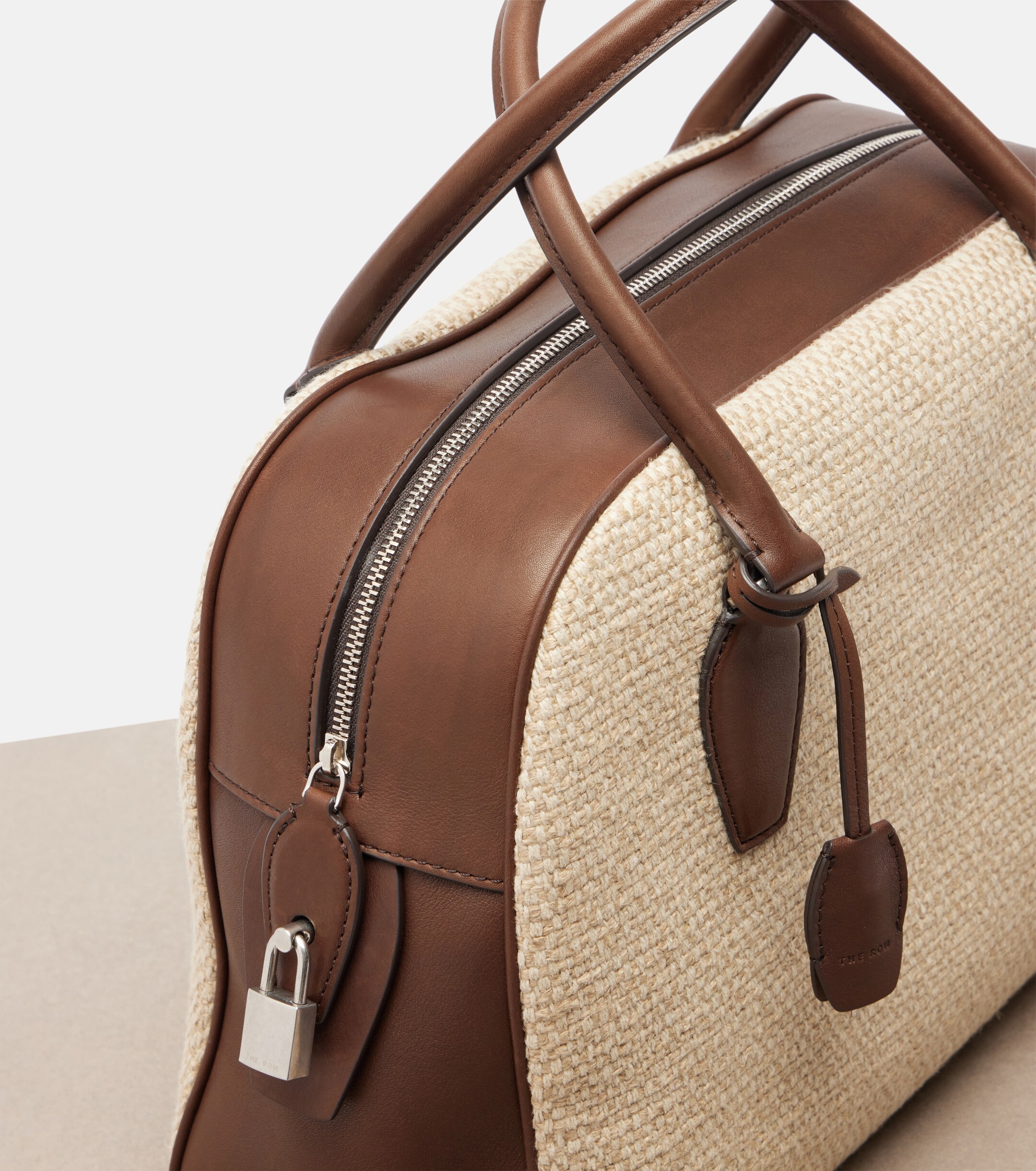 The Row India 12.00 Small leather top-handle bag