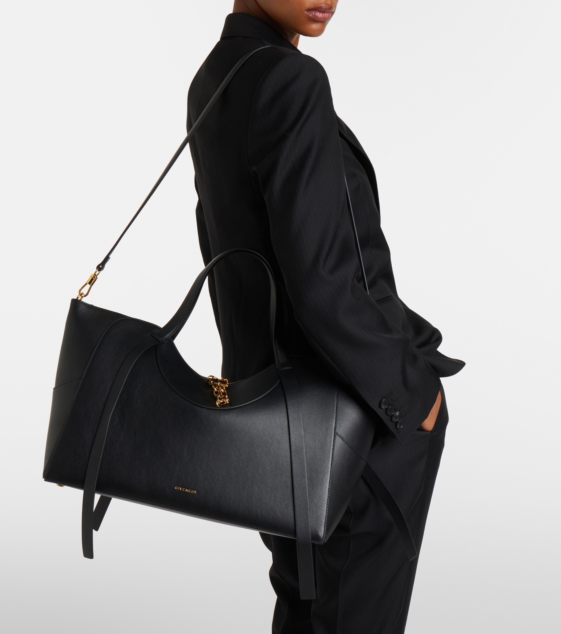 Givenchy The Snatch Large leather tote bag