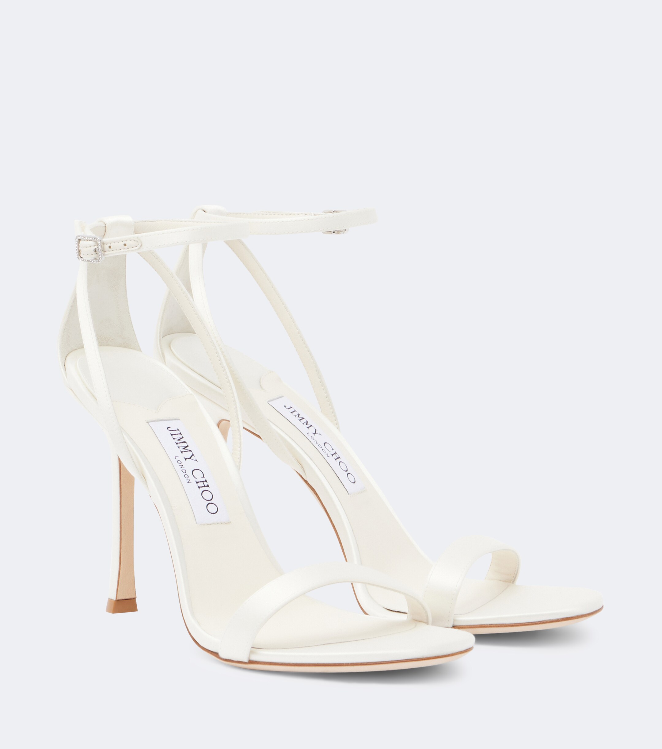 JIMMY CHOO Jimmy Choo Moza satin sandals
