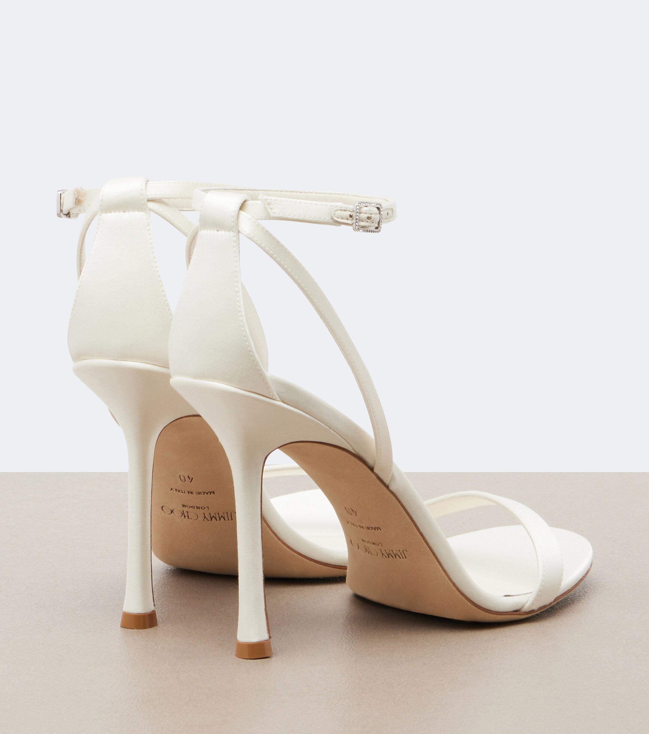 JIMMY CHOO Jimmy Choo Moza satin sandals