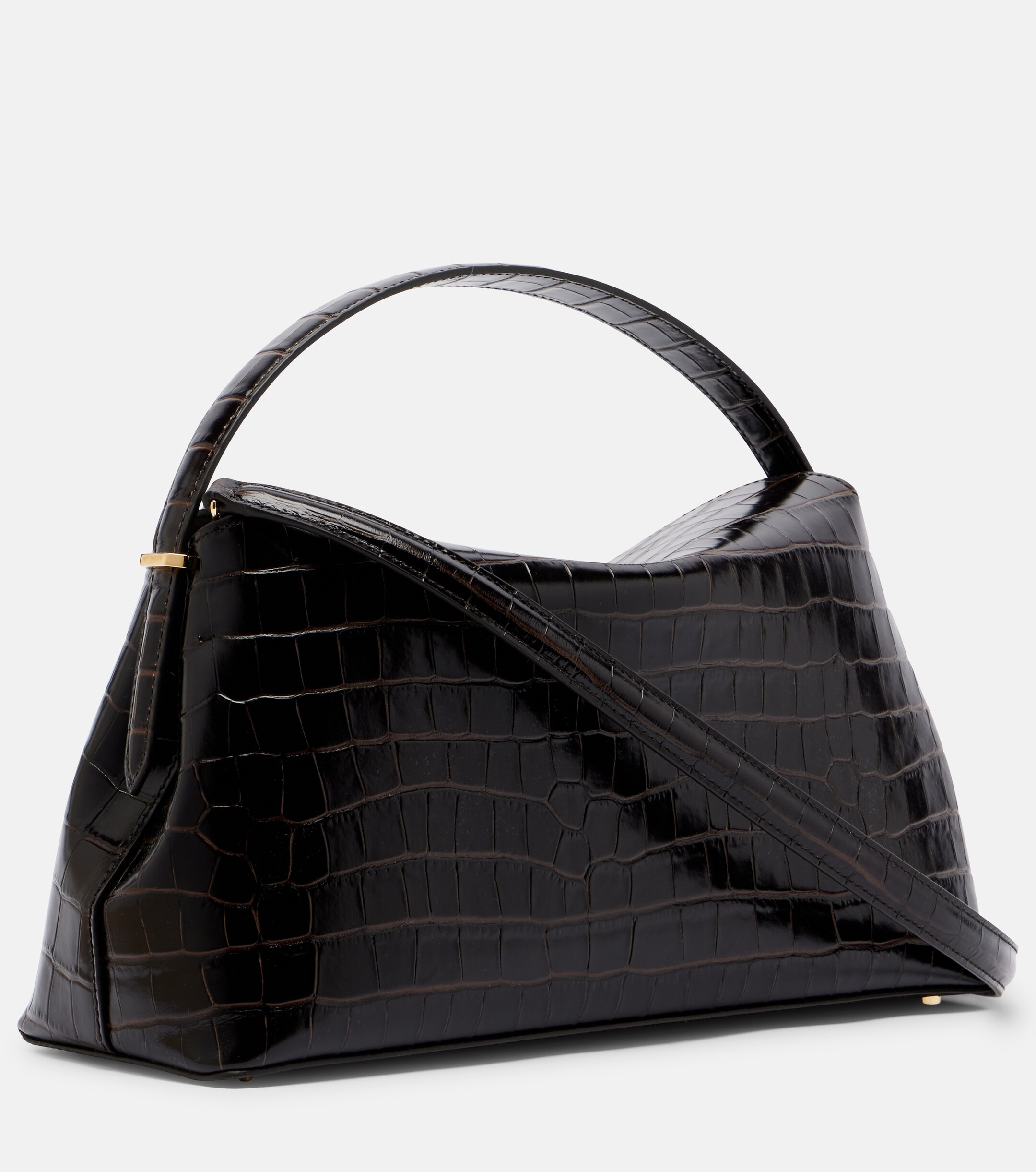 TOTEME T-Lock croc-effect leather tote bag