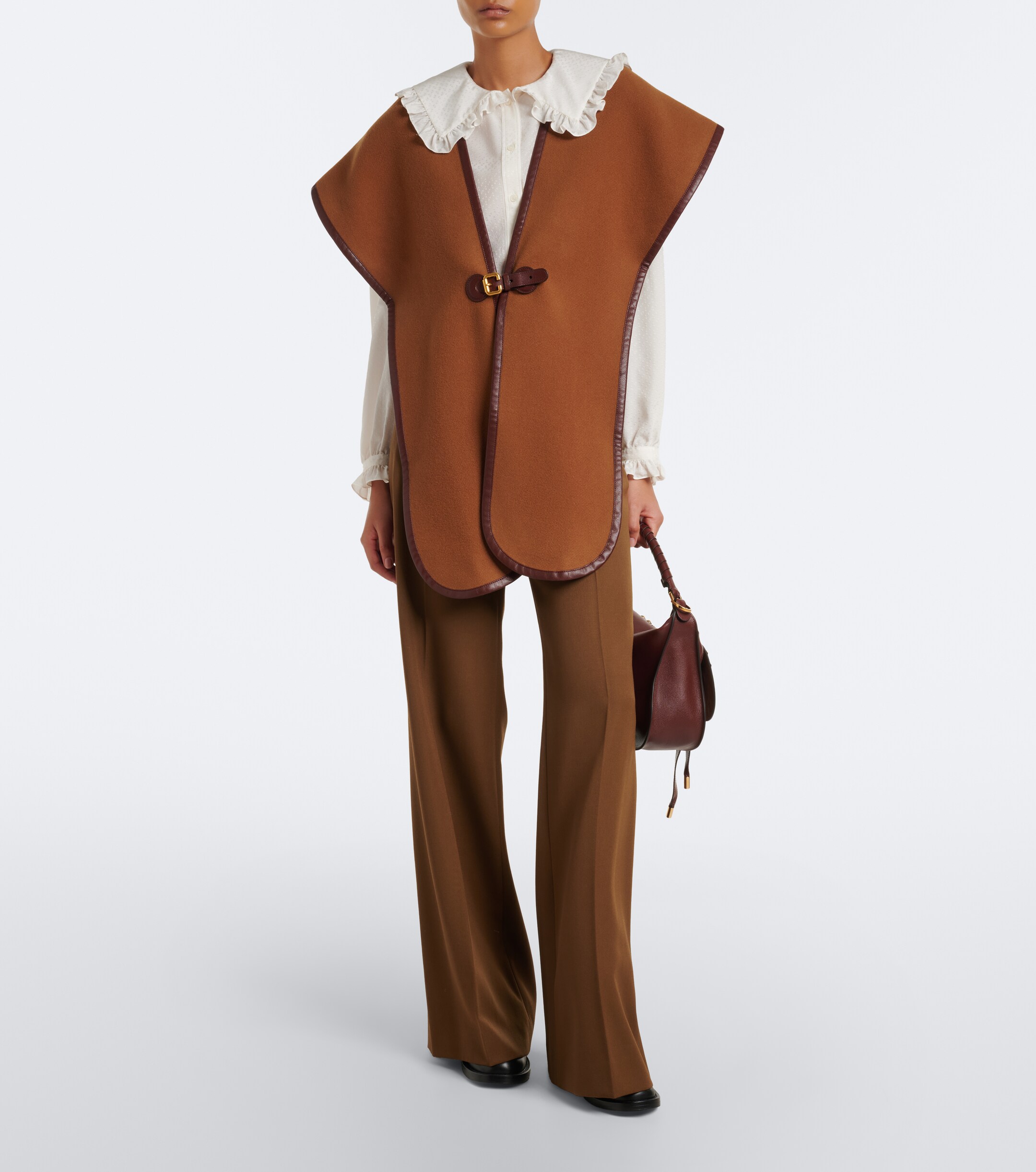 Chloé Chloé Virgin wool wide-leg pants
