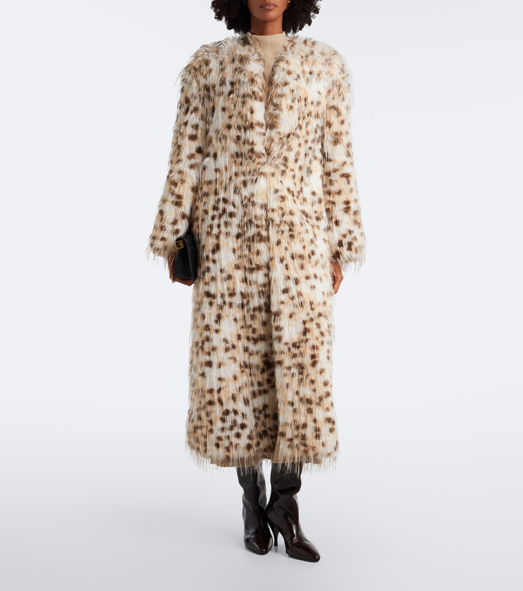 LOULOU DE SAISON Loulou de Saison Eya animal-print coat