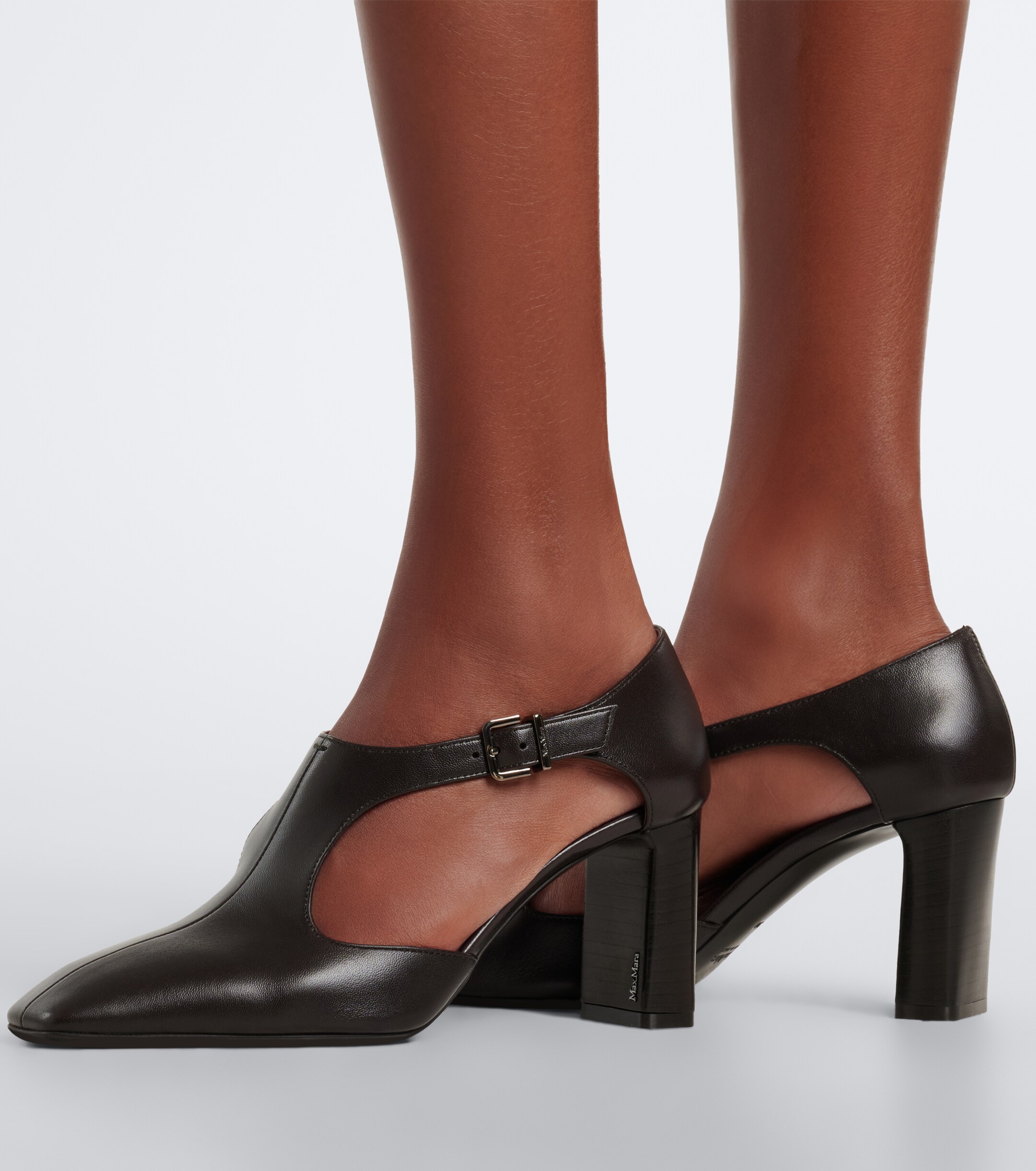 Max Mara Max Mara Leather Mary Jane pumps