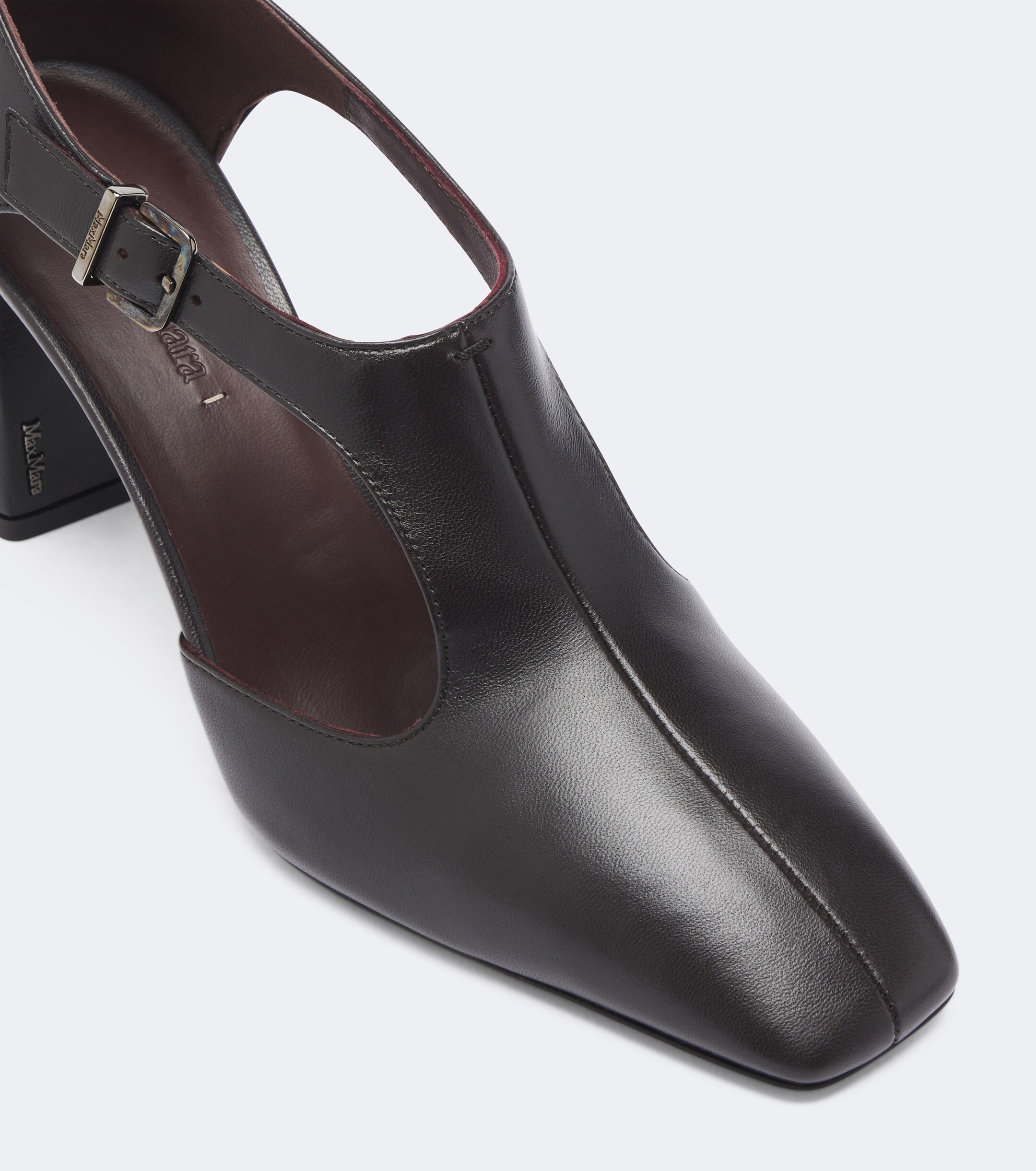 Max Mara Max Mara Leather Mary Jane pumps