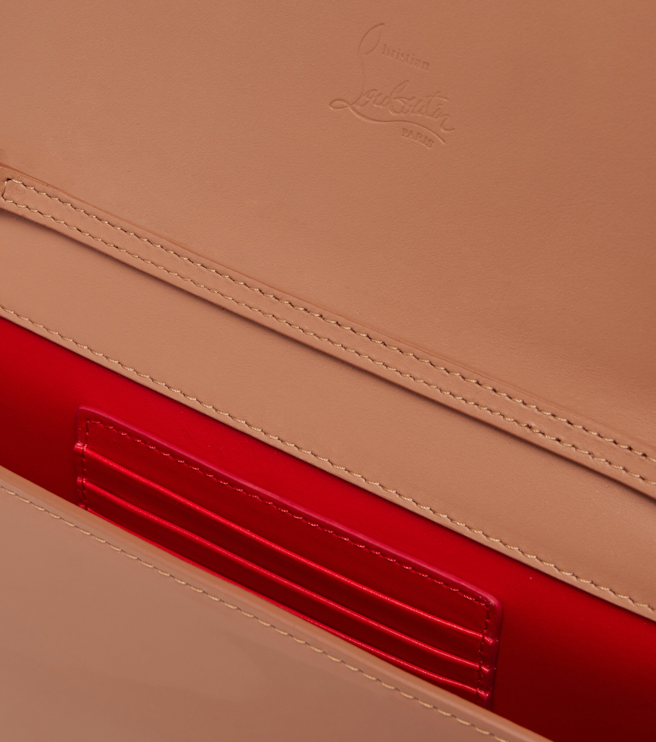 CHRISTIAN LOUBOUTIN Bettina patent leather clutch