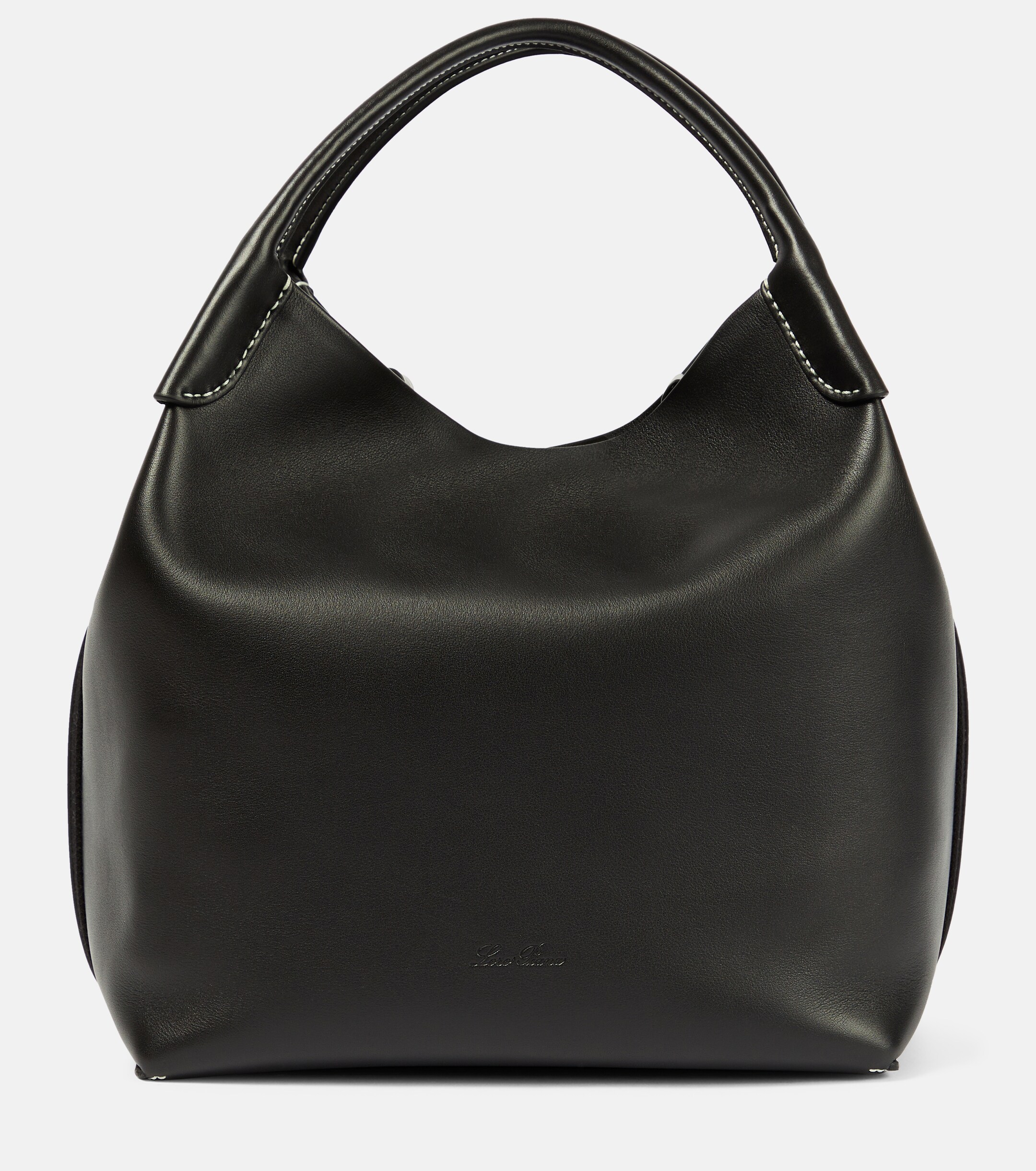 Loro Piana Bale Large leather tote bag