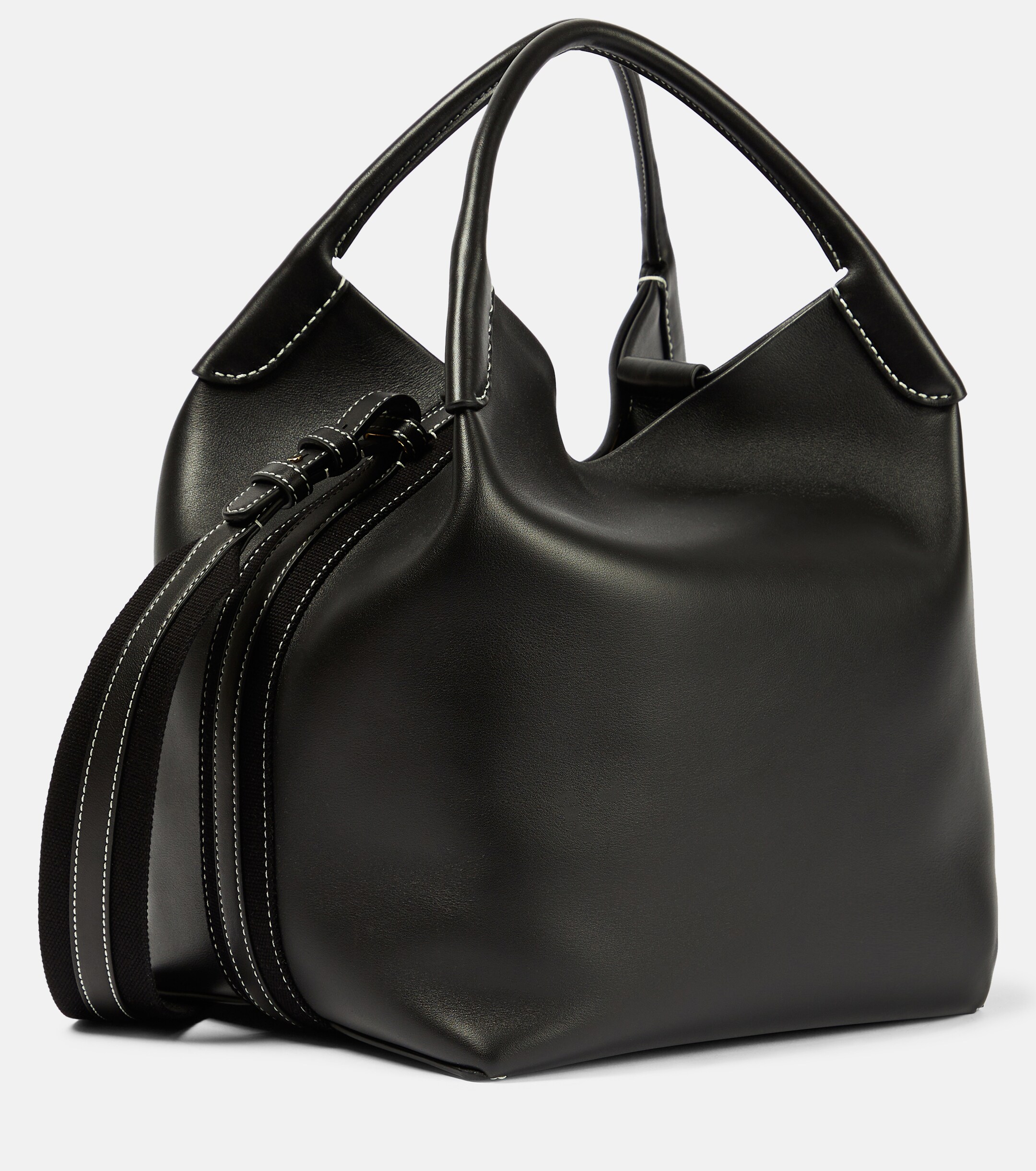 Loro Piana Bale Large leather tote bag