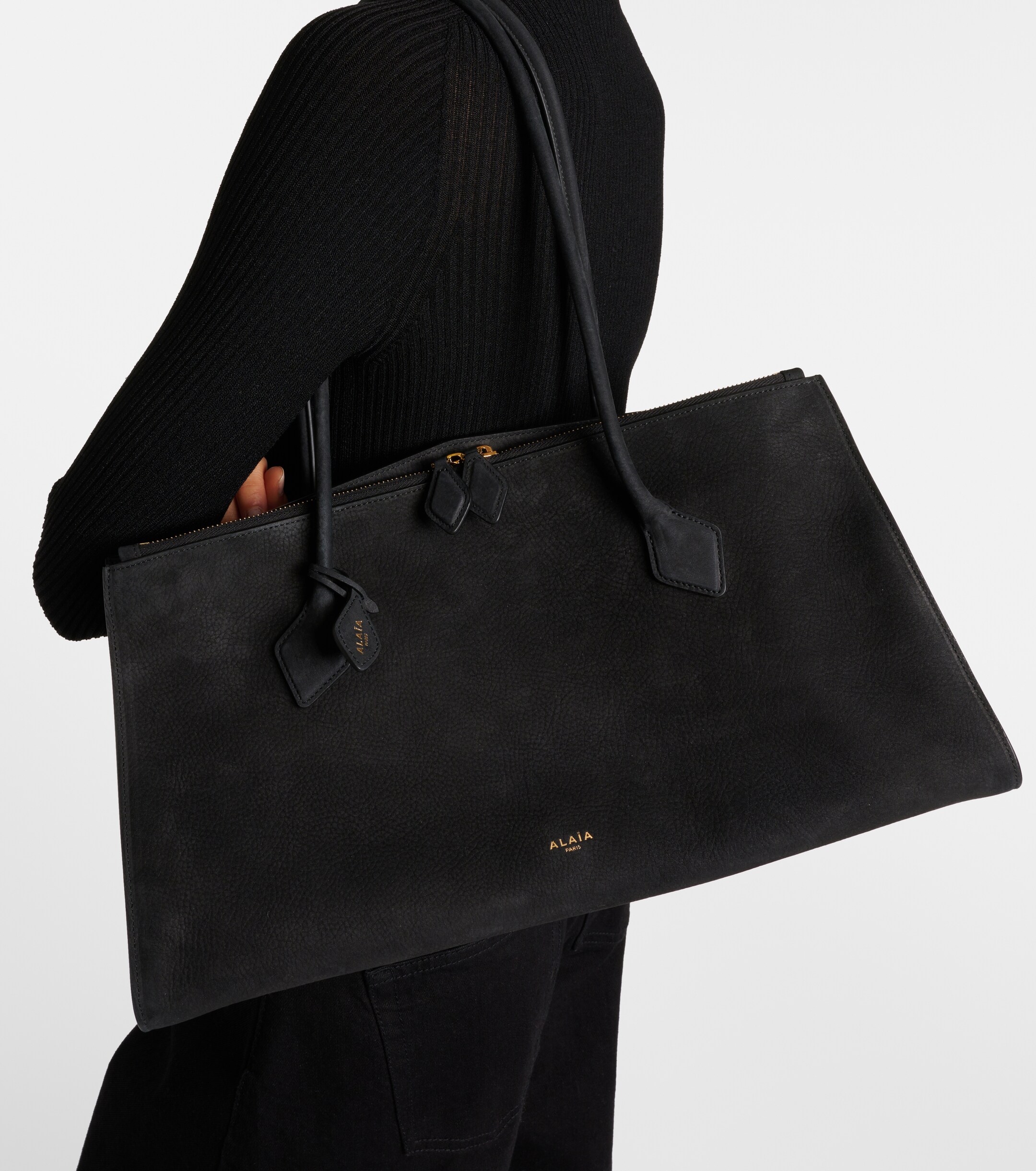 Alaïa Le Teckel leather tote bag