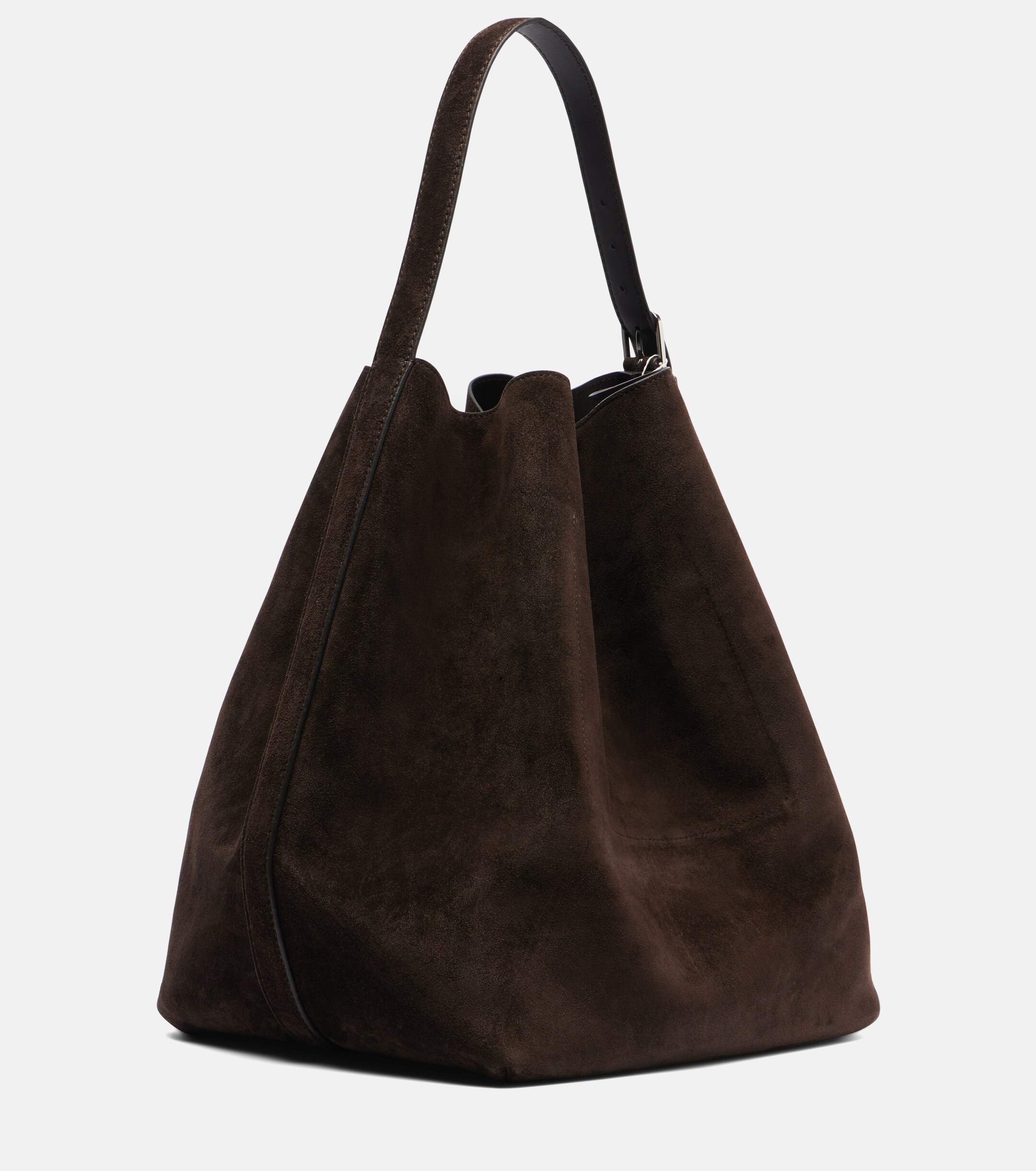 TOTEME Belted Large suede tote bag