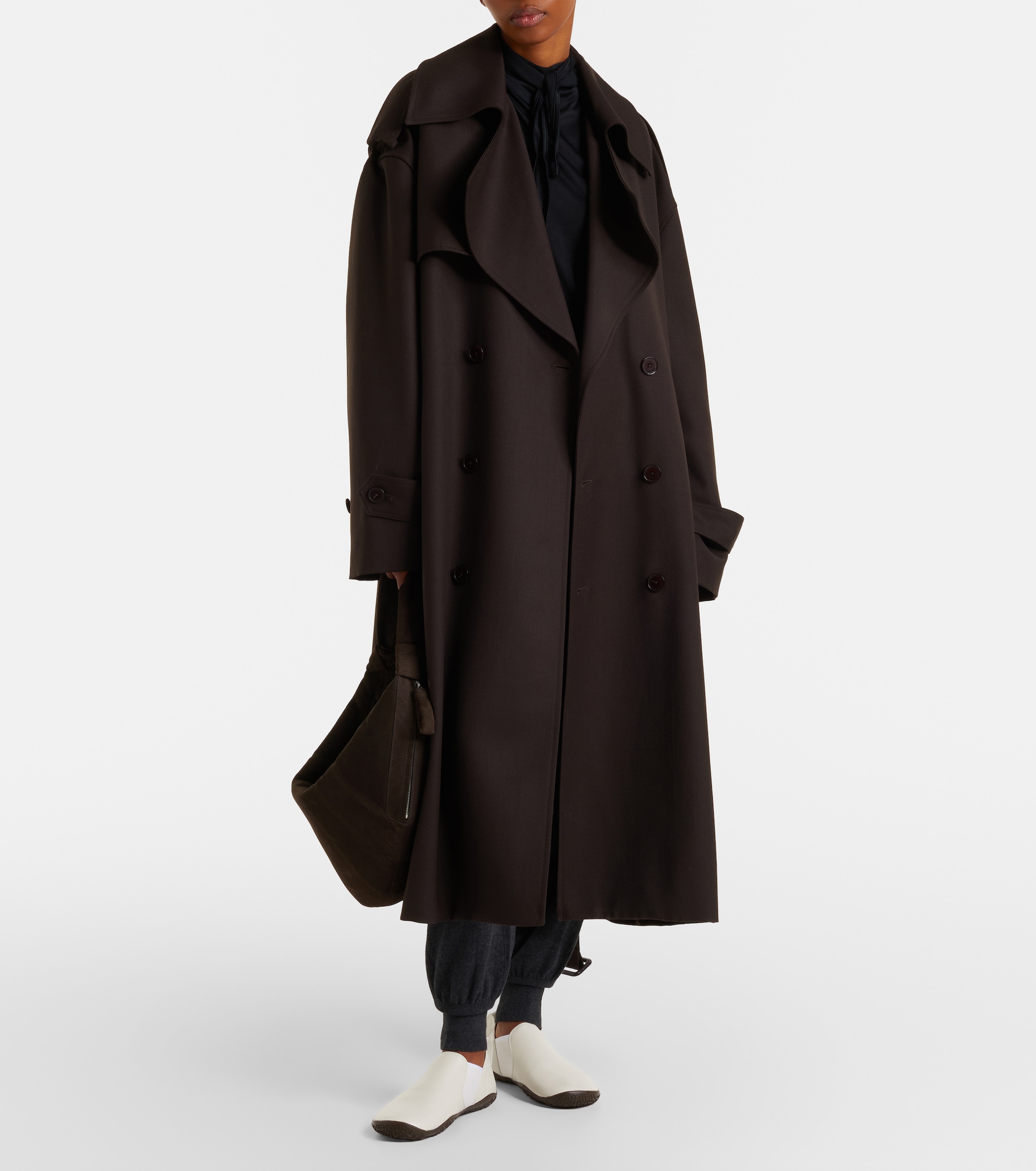 Lemaire Glove leather slip-on sneakers
