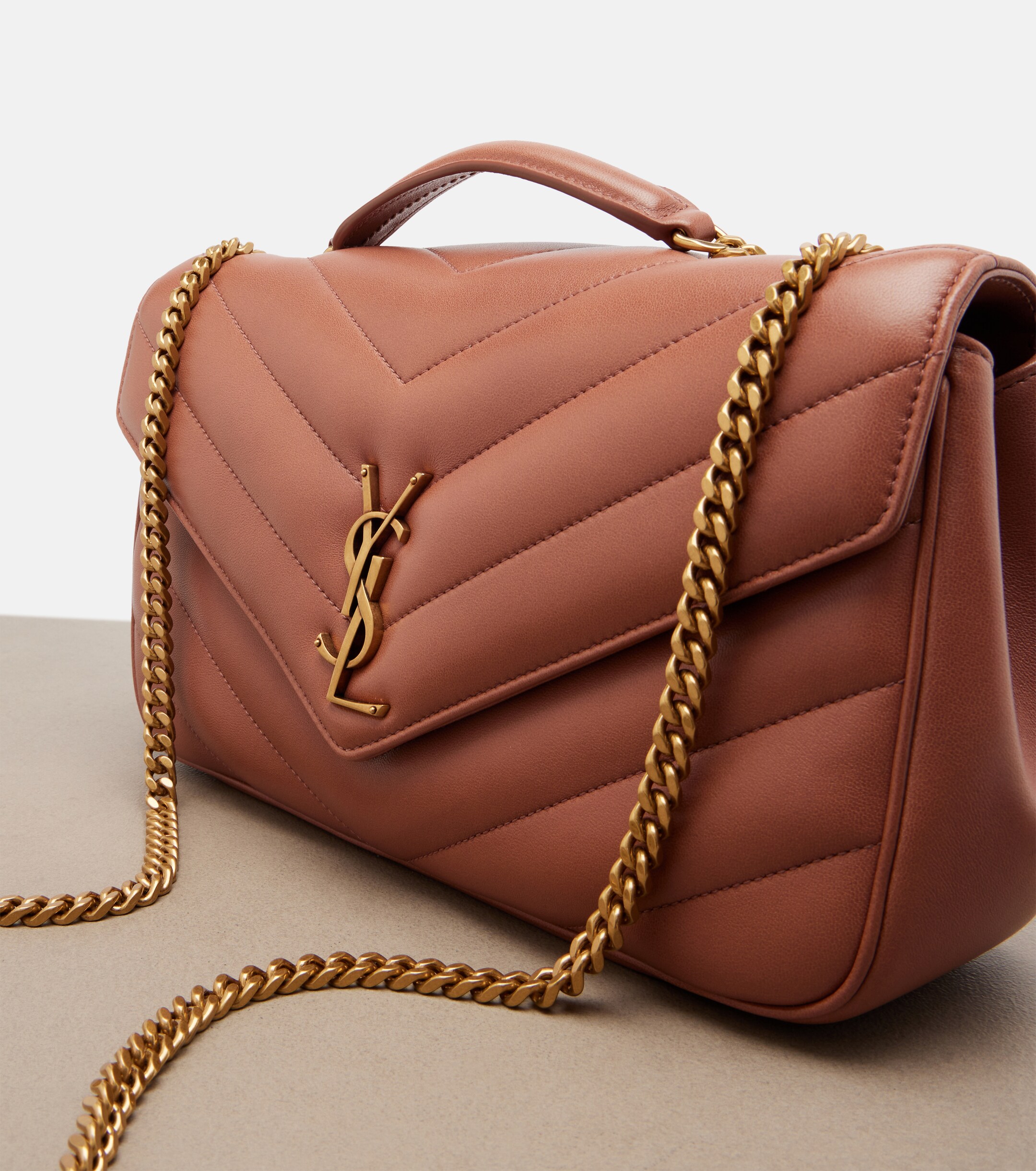 Saint Laurent Loulou Medium leather shoulder bag