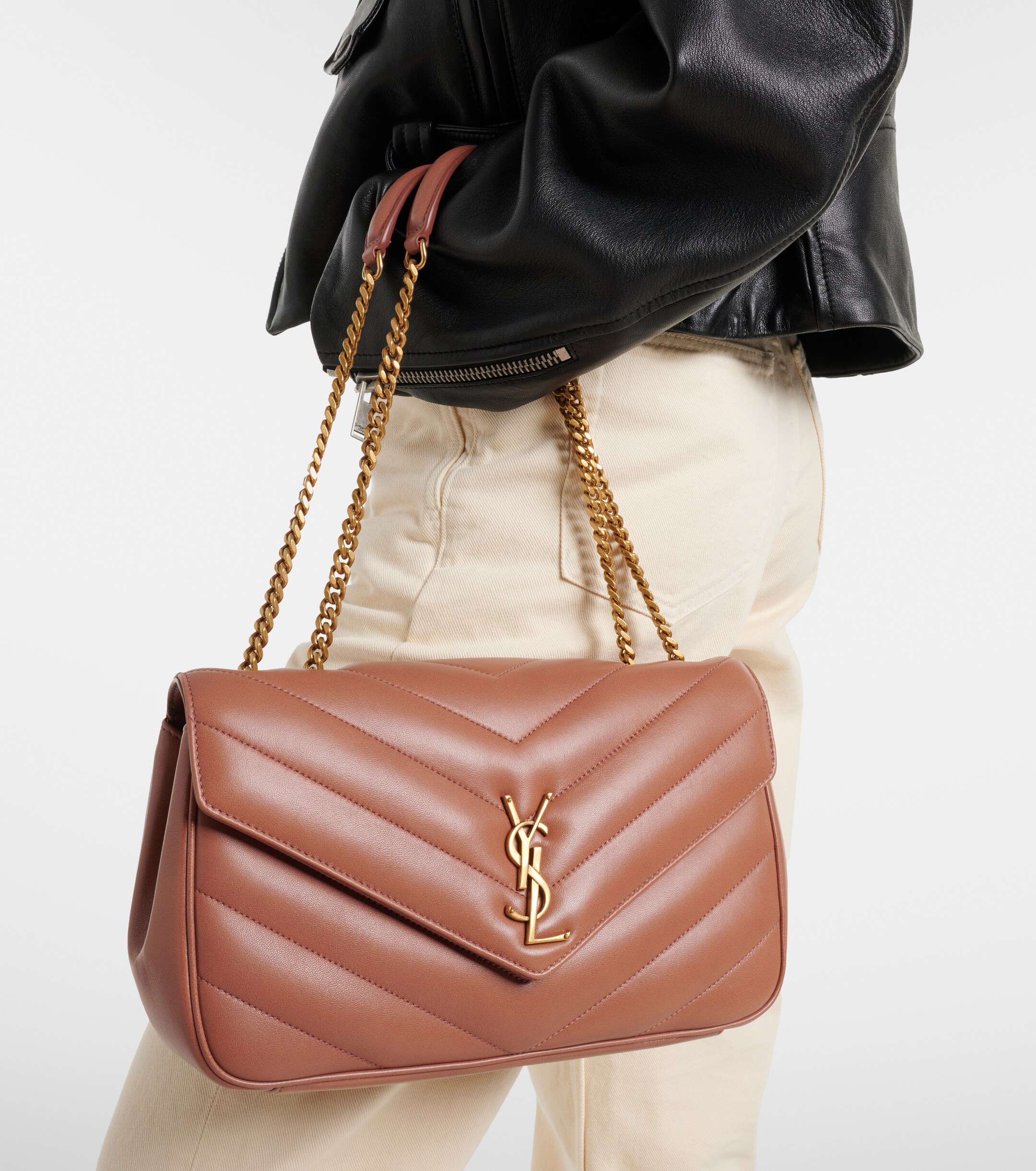 Saint Laurent Loulou Medium leather shoulder bag