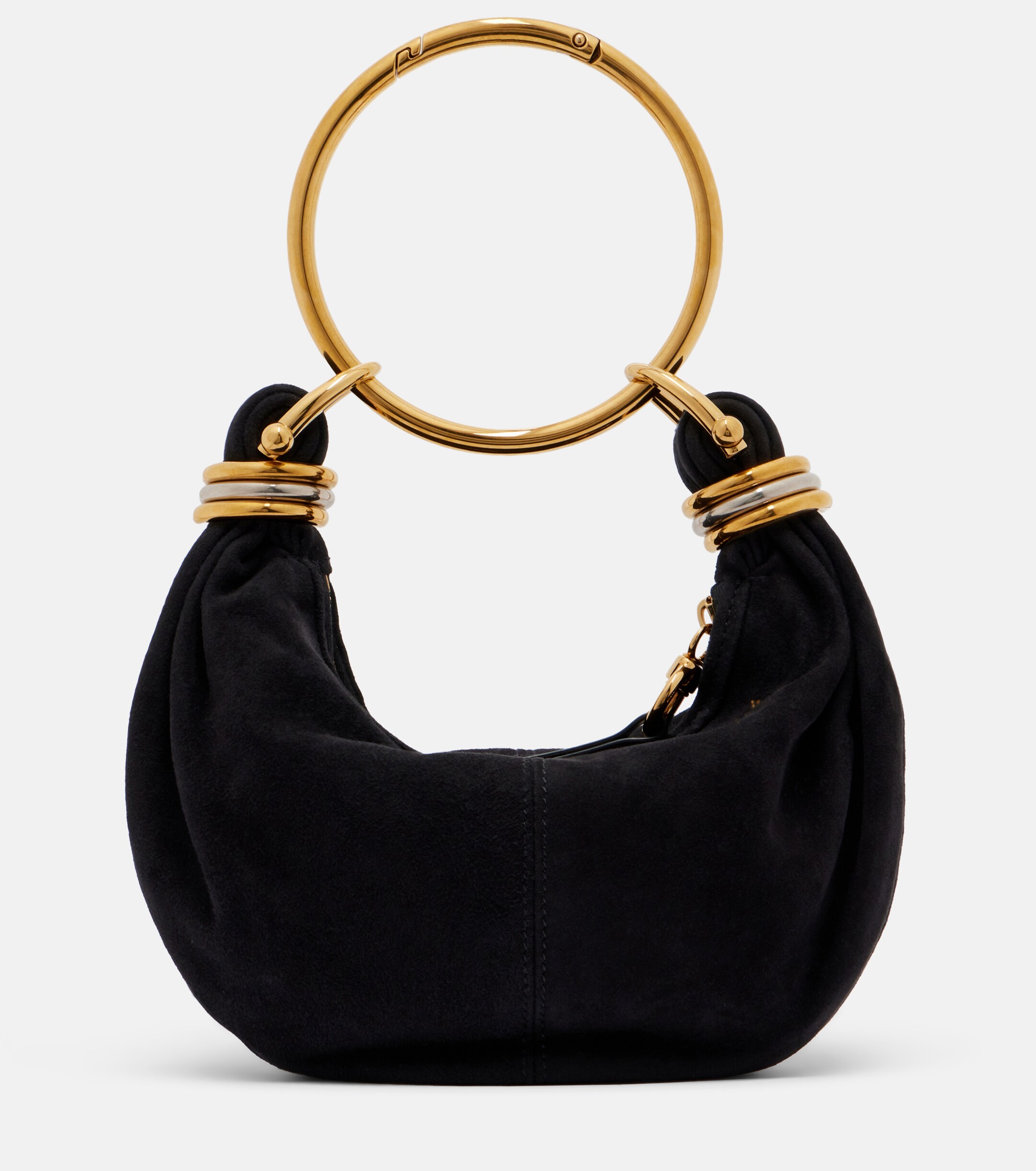 Chloé Bracelet Small suede top-handle bag