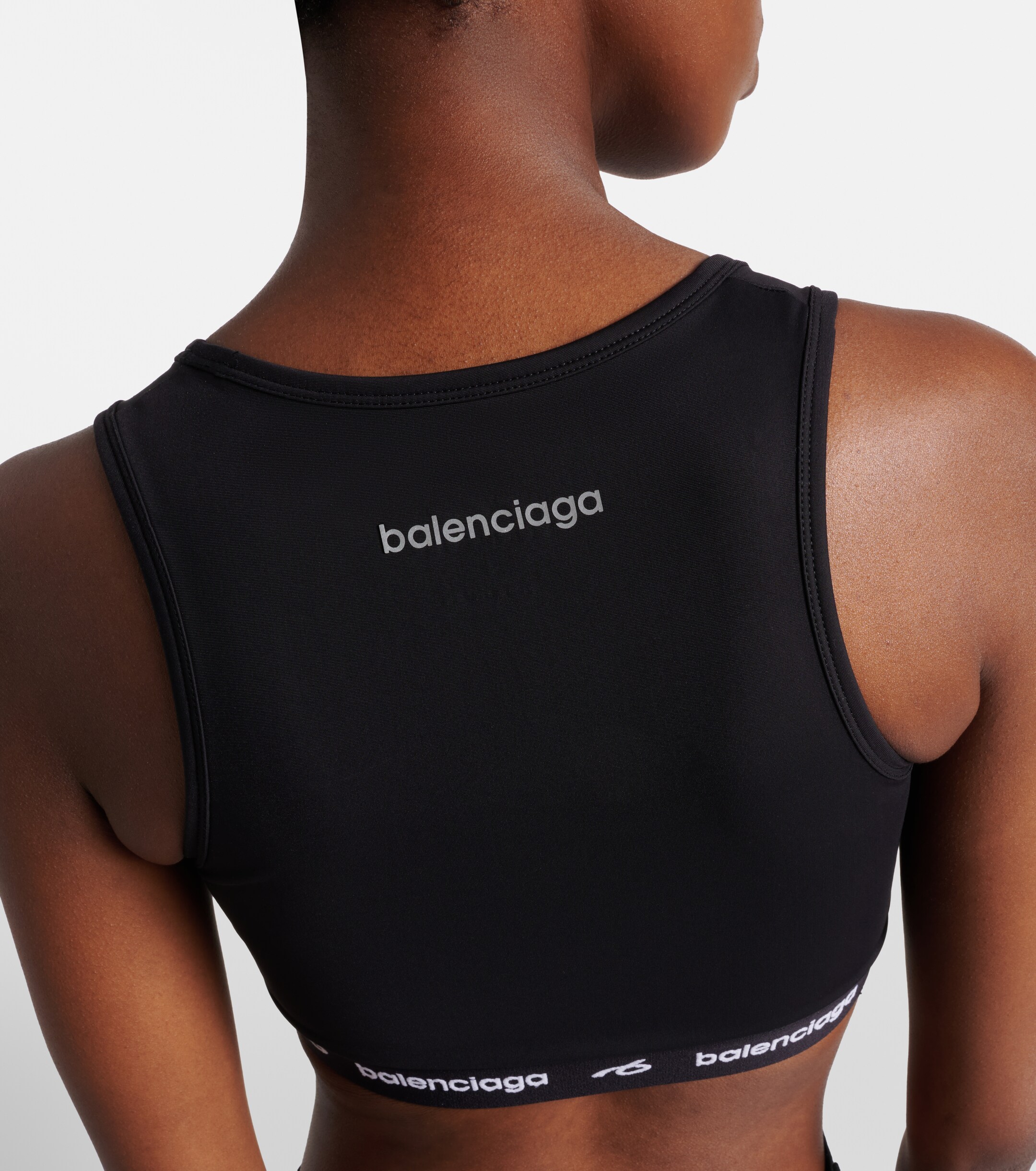 Balenciaga Balenciaga Logo sports bra