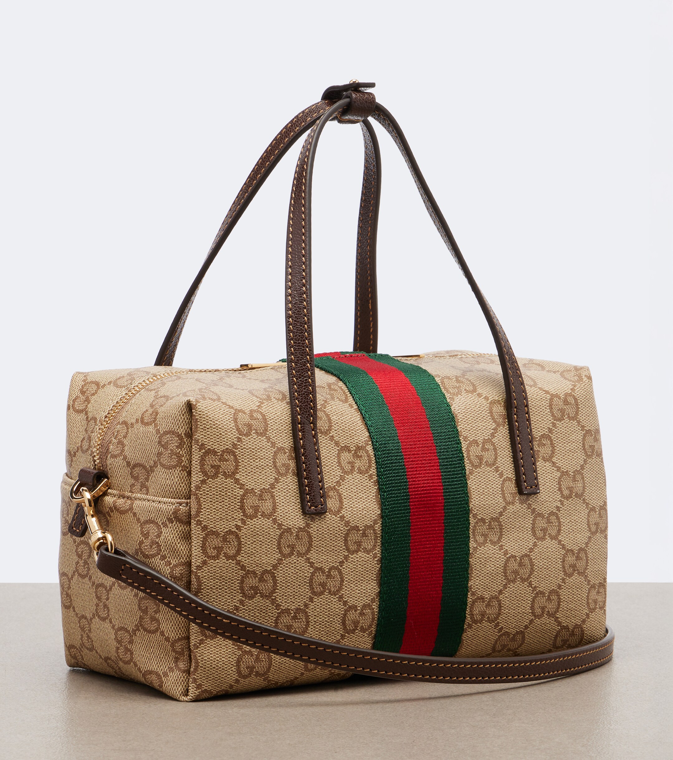 Gucci Mini GG canvas top-handle bag
