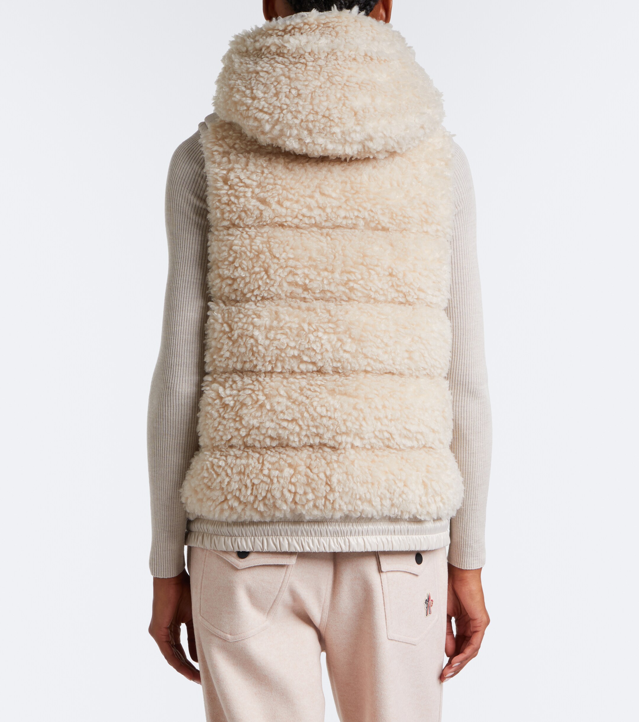 MONCLER GRENOBLE Moncler Grenoble Hooded teddy down vest