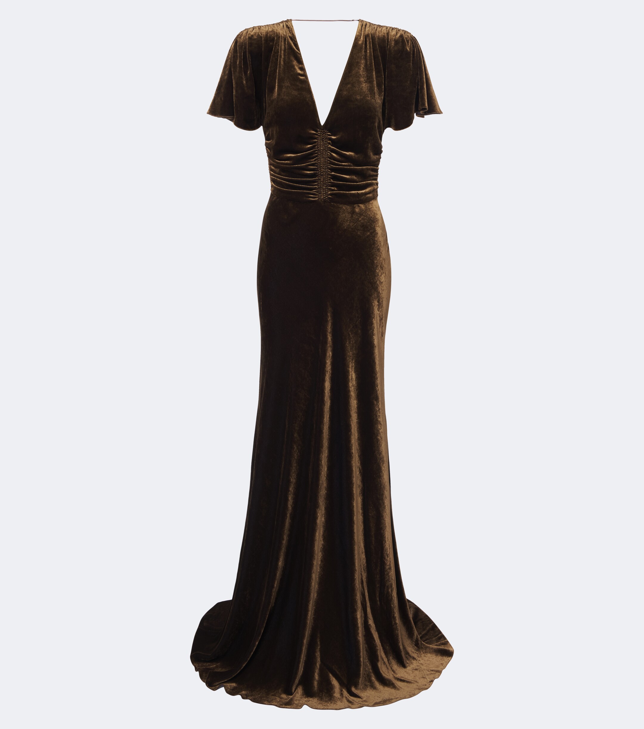 Ralph Lauren Collection Ralph Lauren Collection Charisse velvet bustier gown