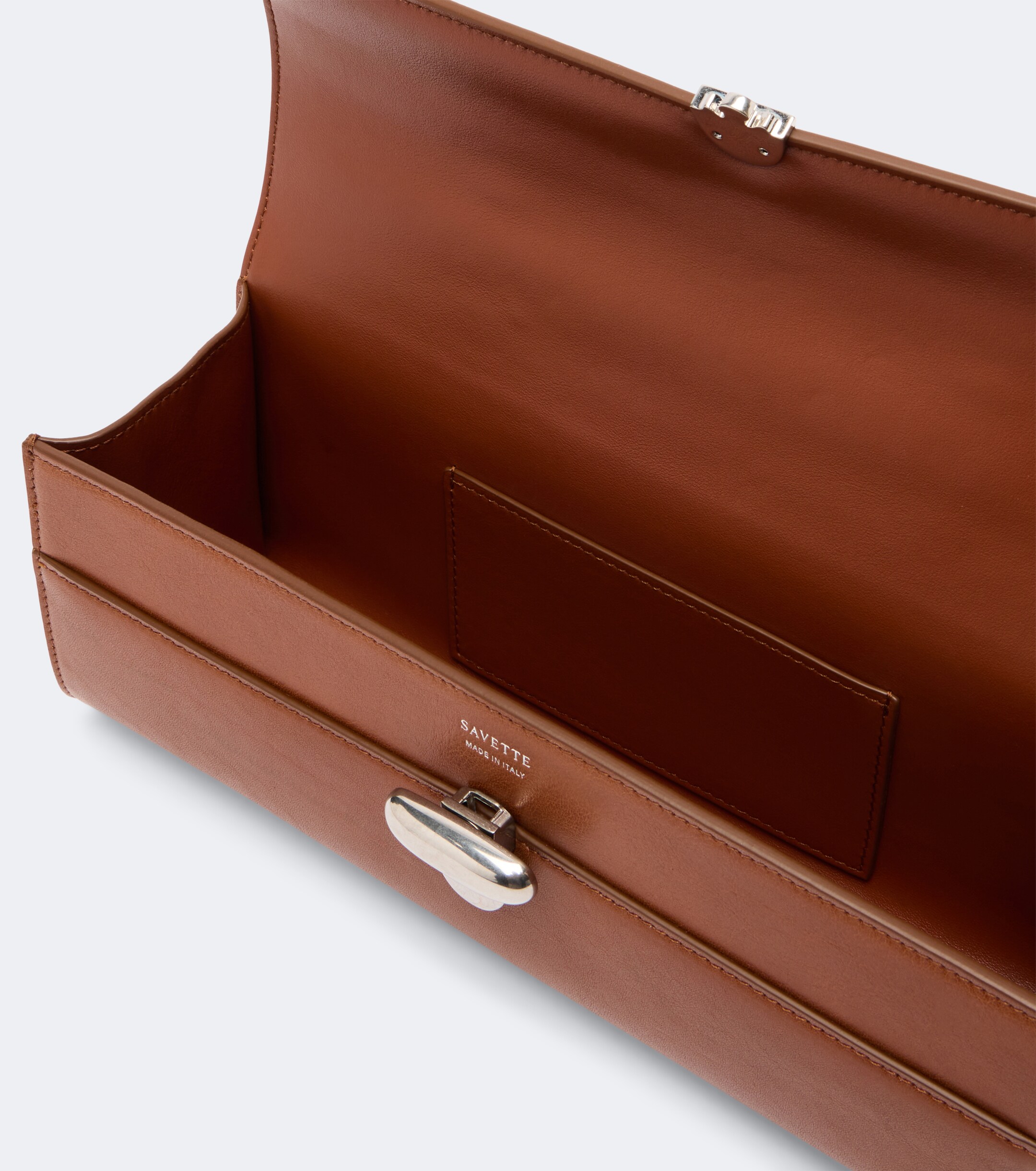 Savette Savette Symmetry Slim Small leather top handle bag