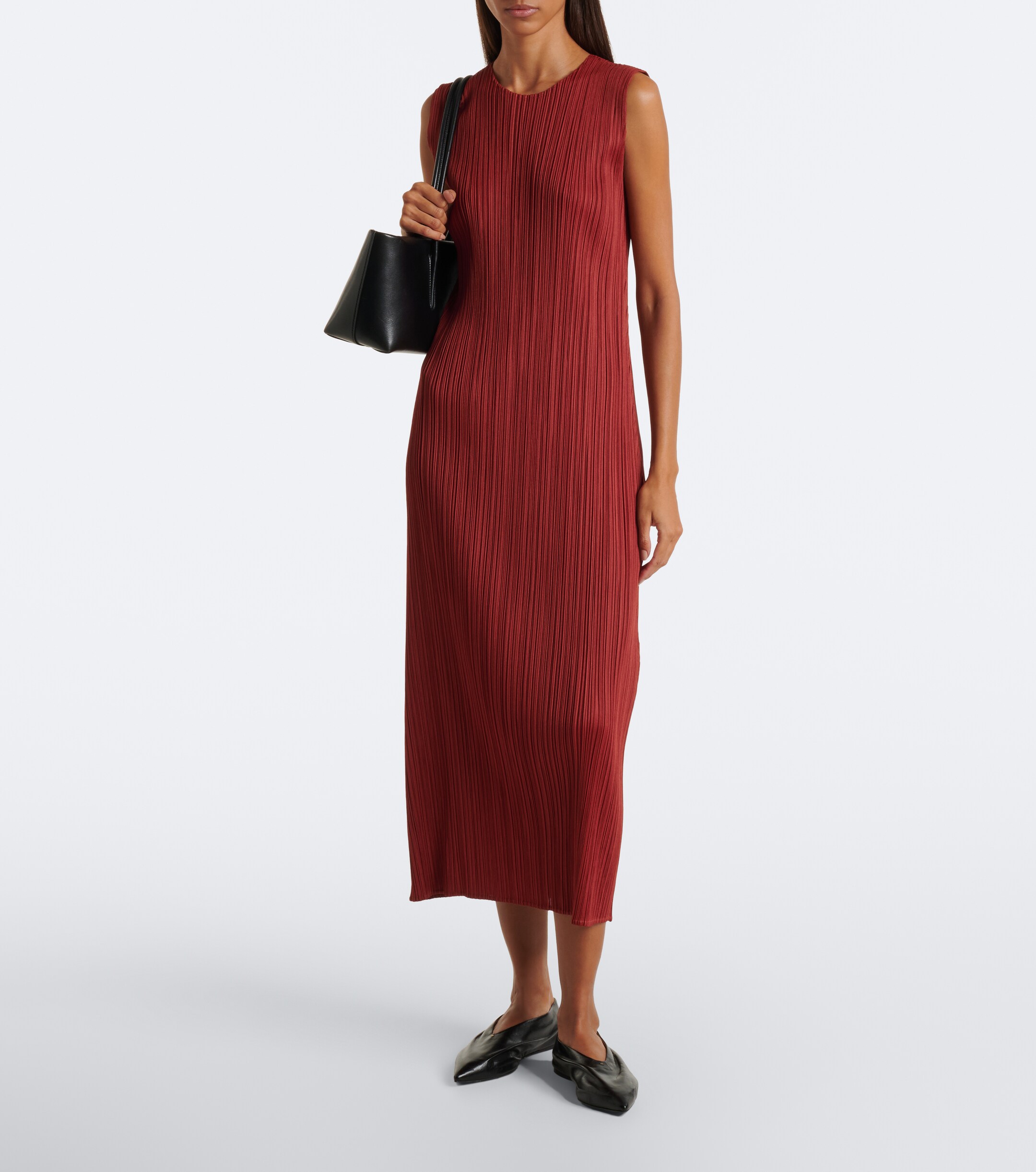 PLEATS PLEASE ISSEY MIYAKE Pleats Please Issey Miyake Monthly Colors: September pleated midi dress