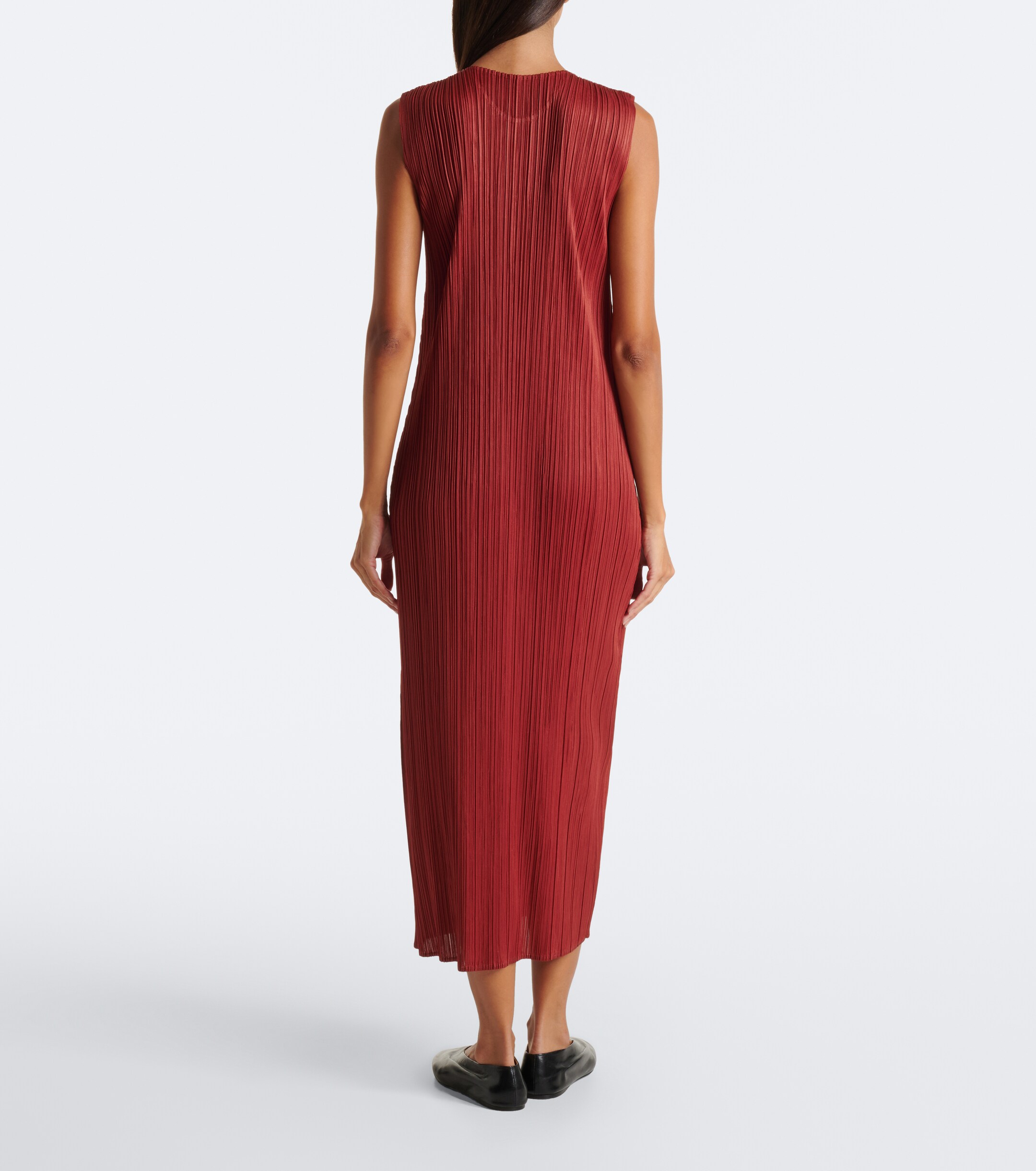 PLEATS PLEASE ISSEY MIYAKE Pleats Please Issey Miyake Monthly Colors: September pleated midi dress