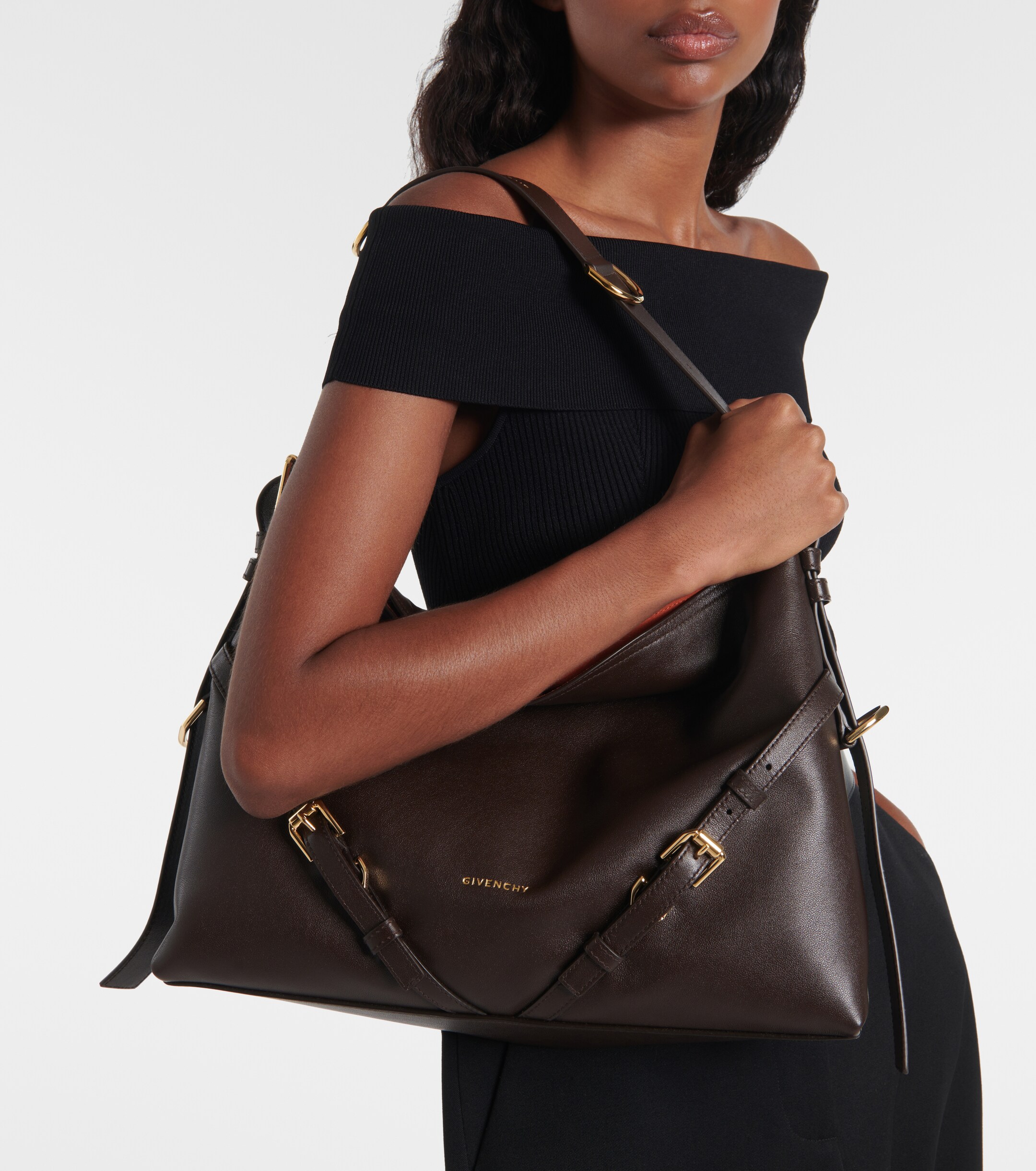 Givenchy Voyou Medium leather shoulder bag