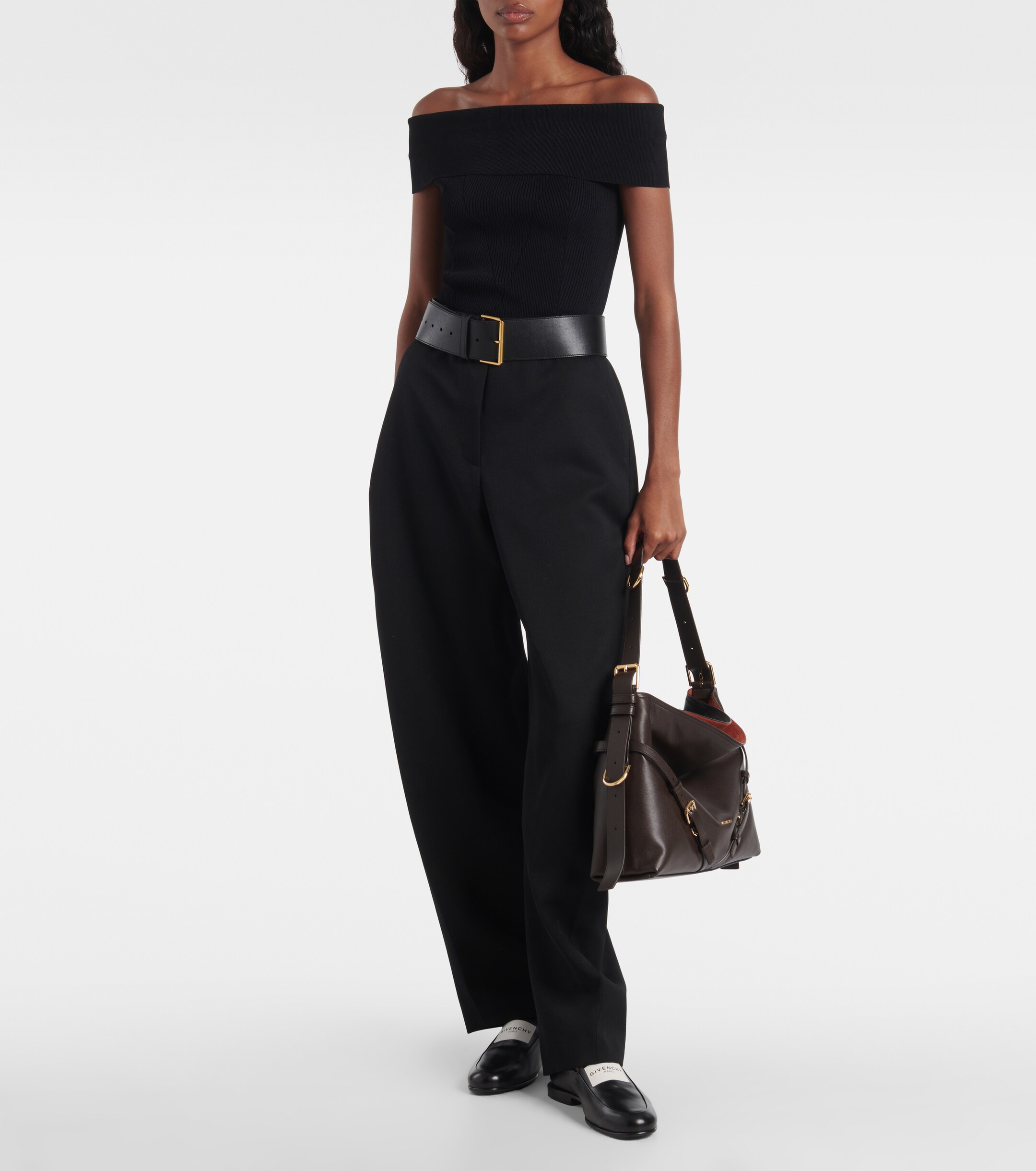 Givenchy Voyou Medium leather shoulder bag