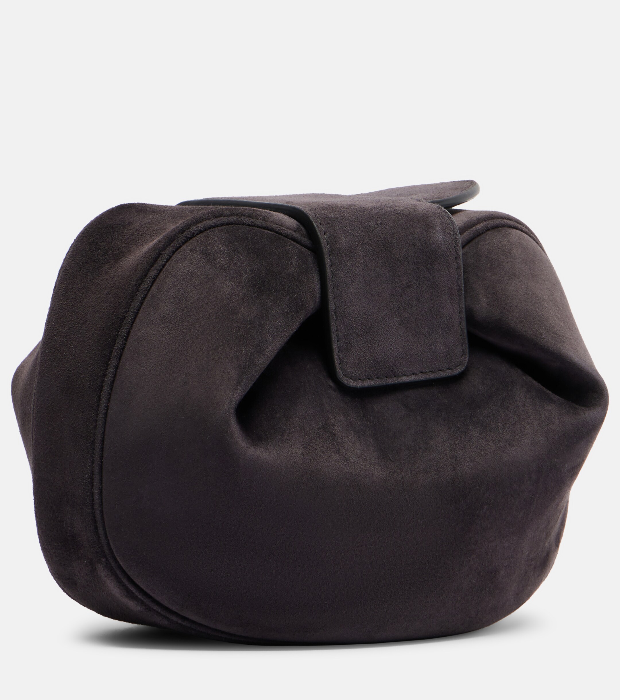 Gabriela Hearst Demi suede clutch