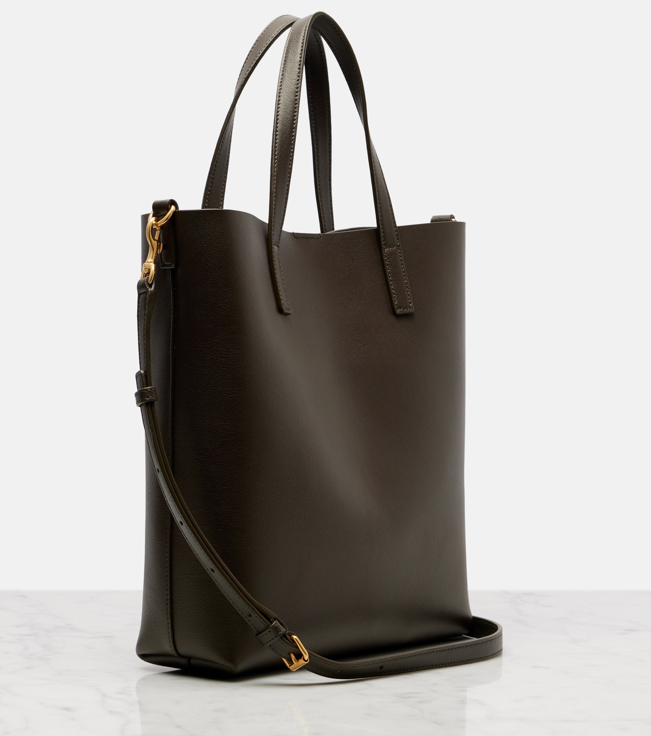 Saint Laurent Toy Shopping N/S leather tote bag