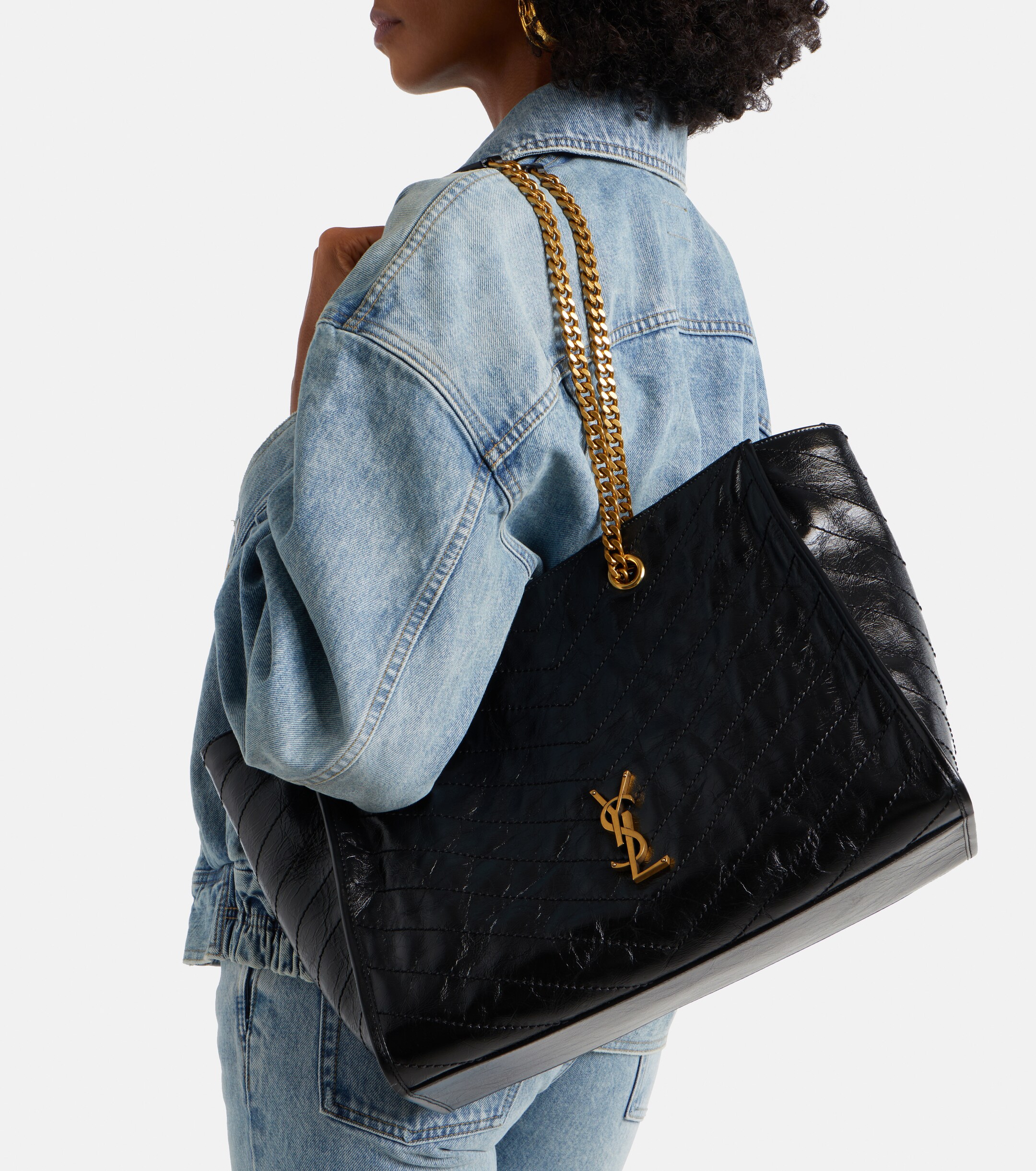 Saint Laurent Niki Medium leather shopper