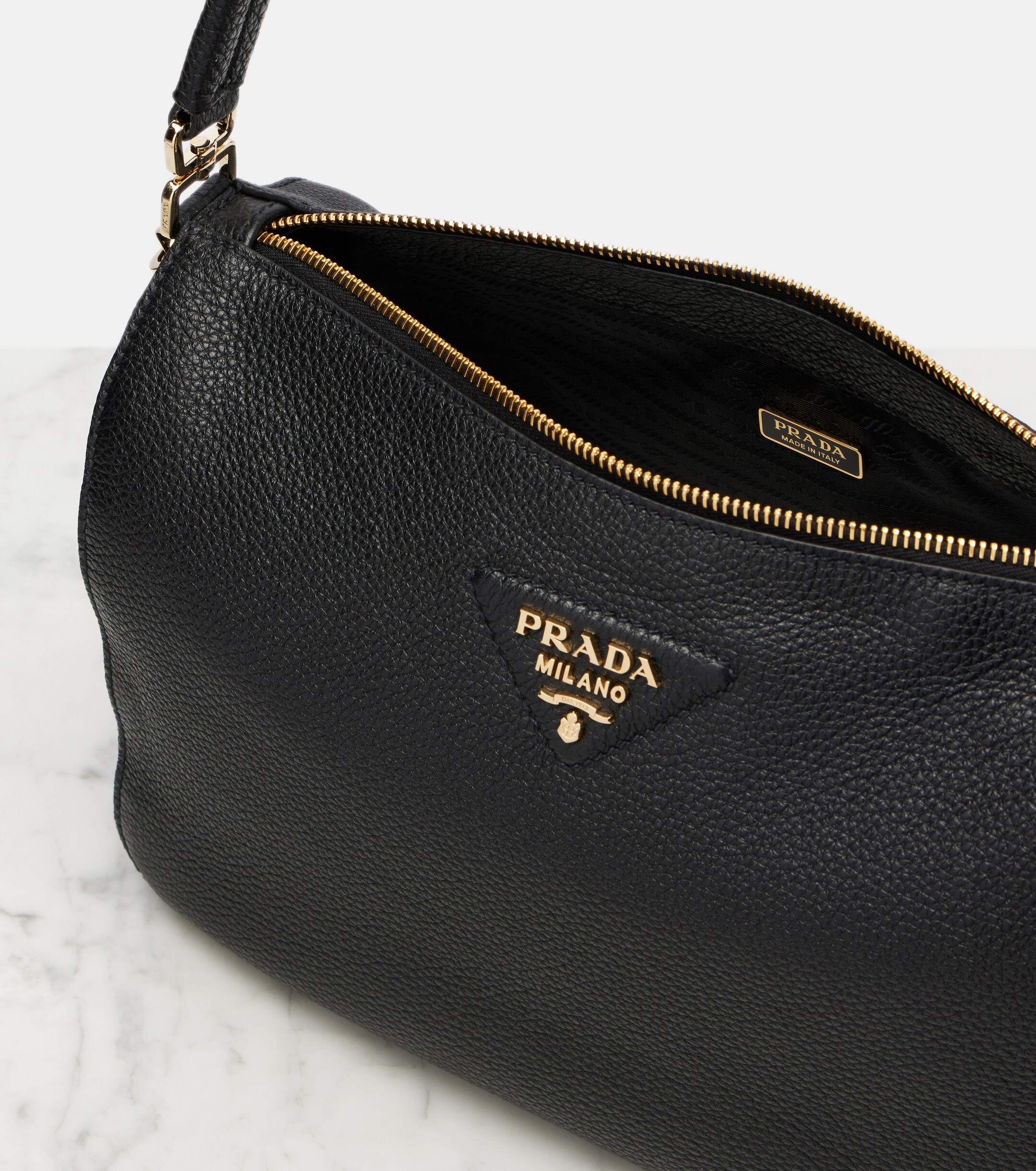 Prada Medium leather shoulder bag