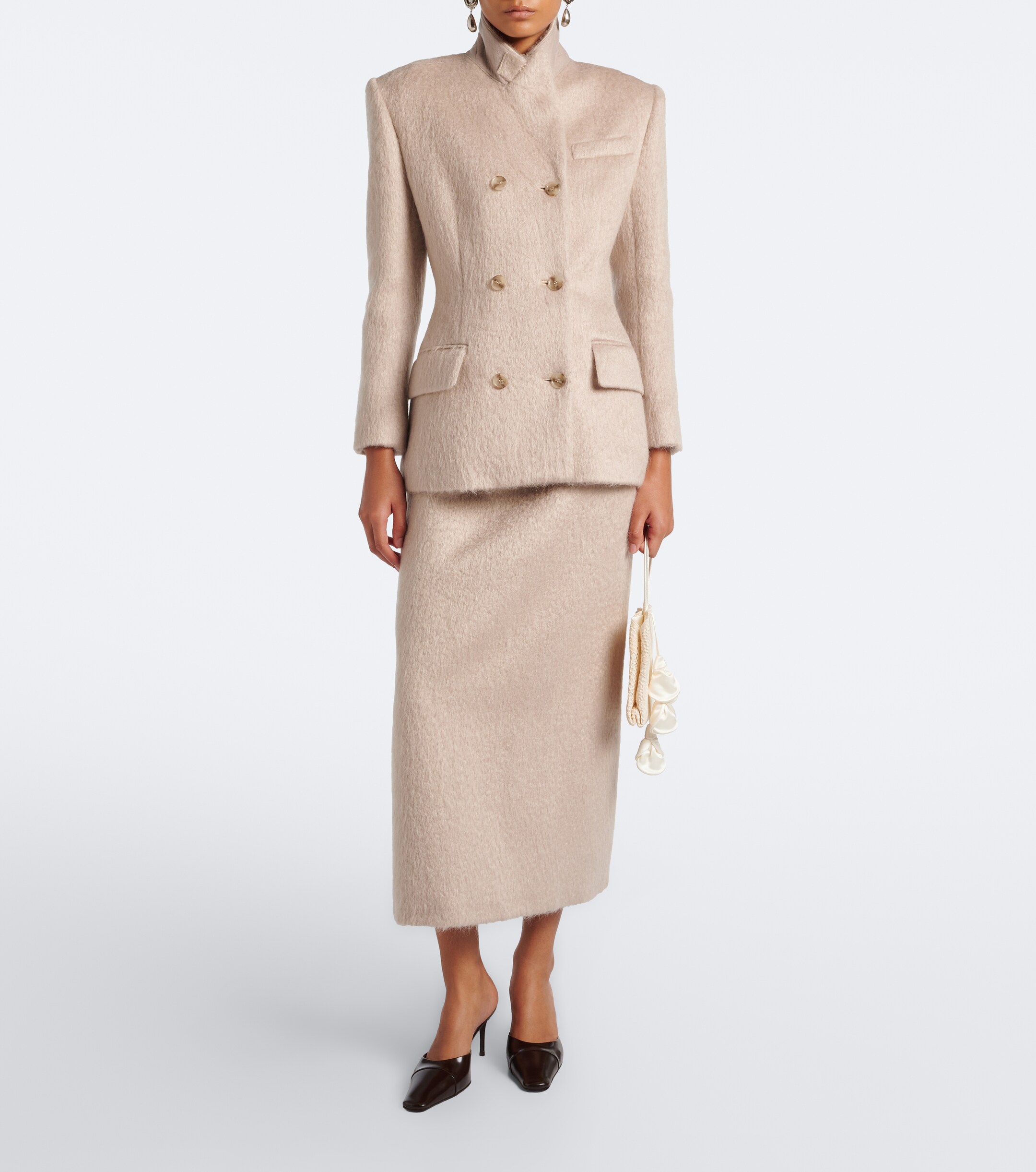 Magda Butrym Magda Butrym Double-breasted wool-blend blazer