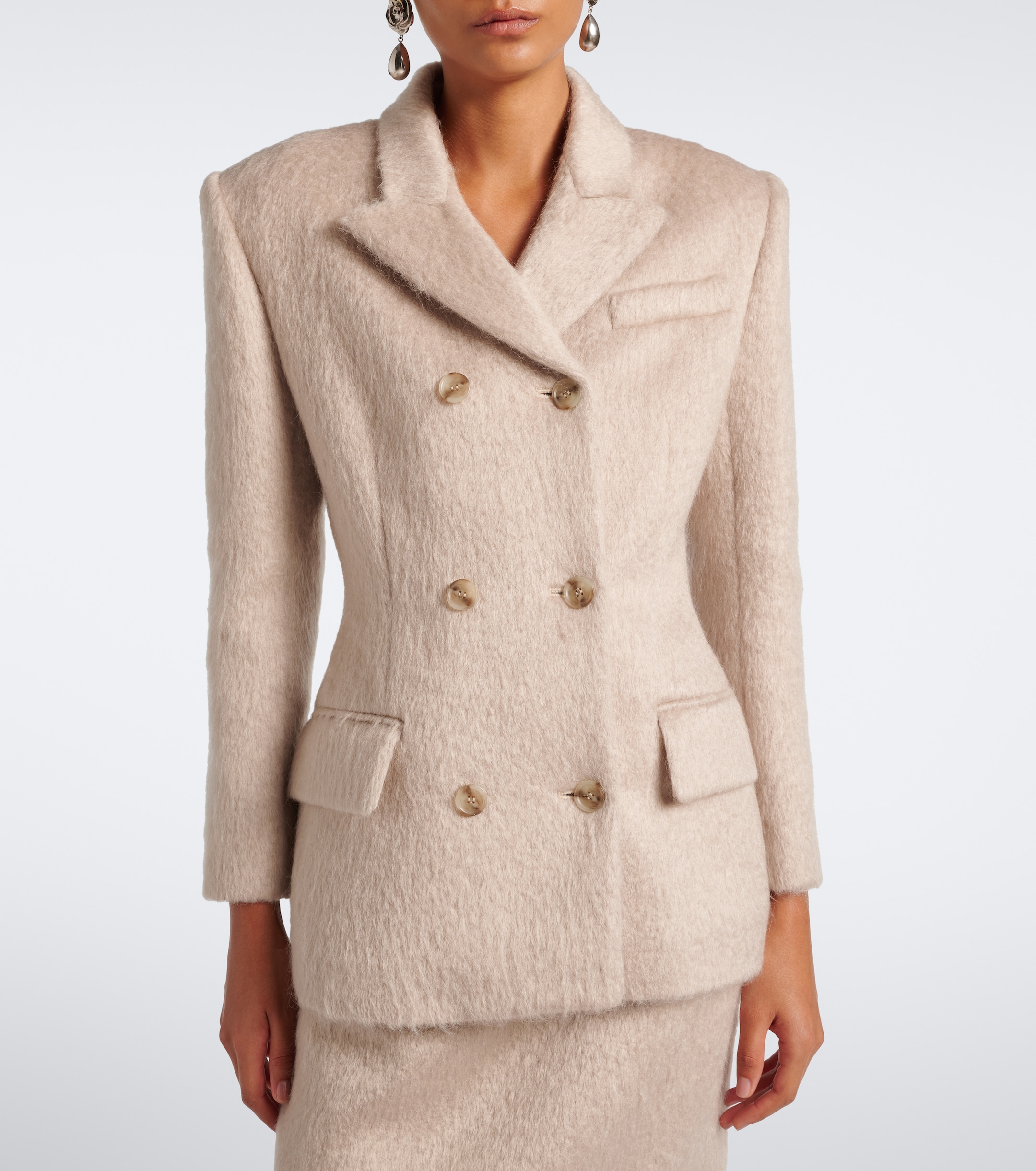 Magda Butrym Magda Butrym Double-breasted wool-blend blazer