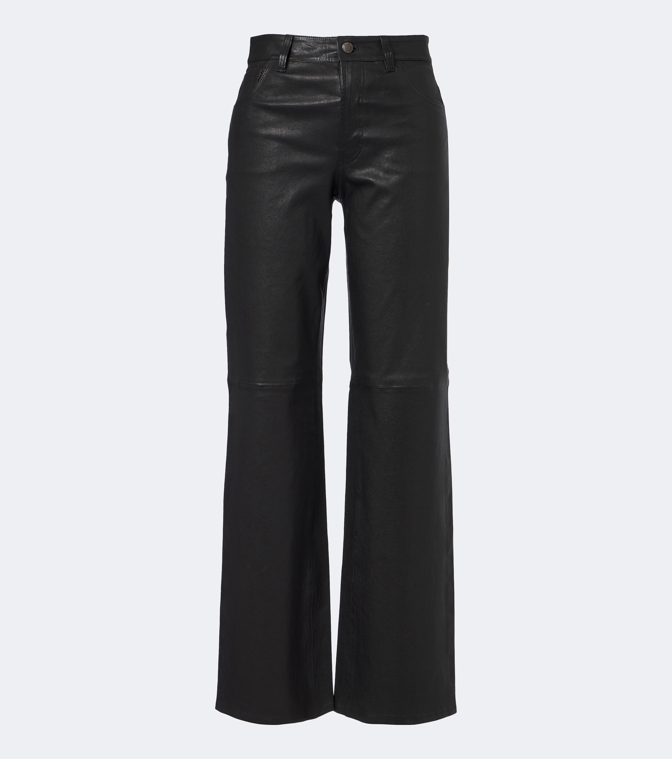 7 For All Mankind 7 For All Mankind Stovepipe leather straight pants