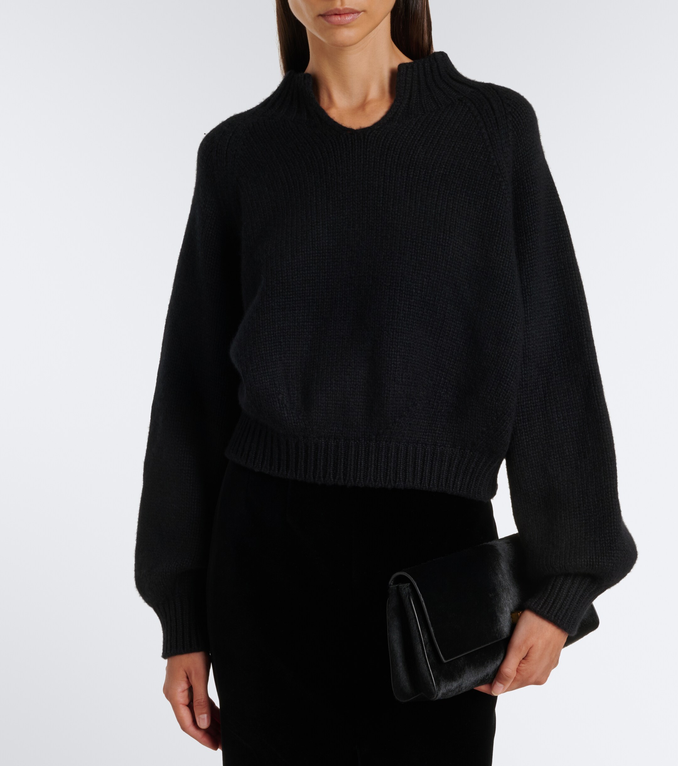 KHAITE Khaite Cropped cashmere sweater