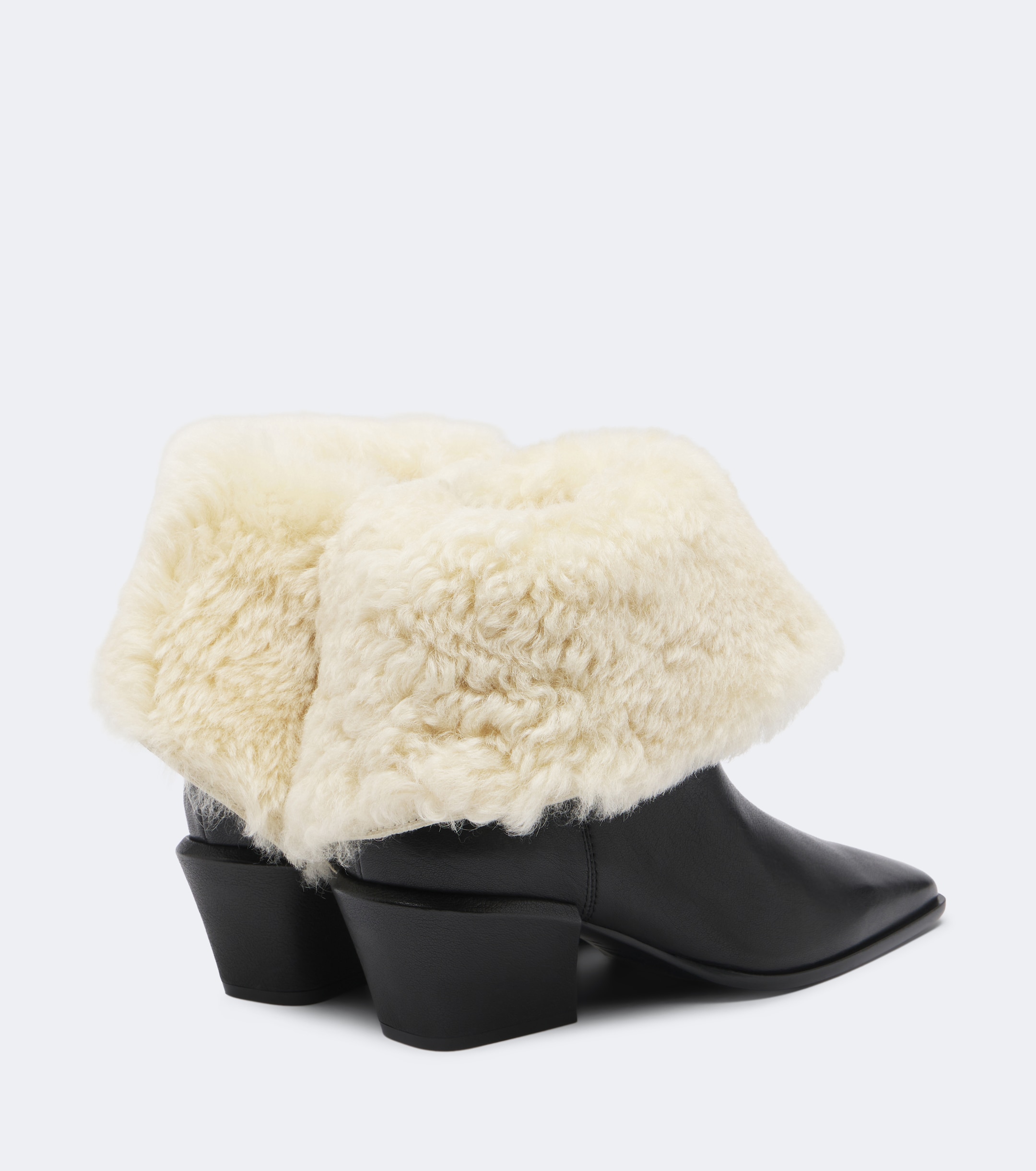 Paris Texas Paris Texas Bettina shearling-lined leather ankle boots