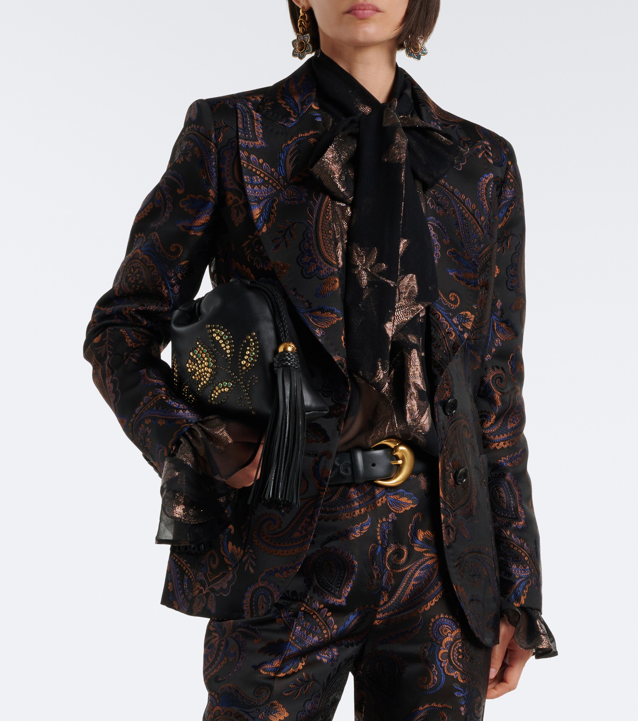 Etro Etro Paisley jacquard blazer